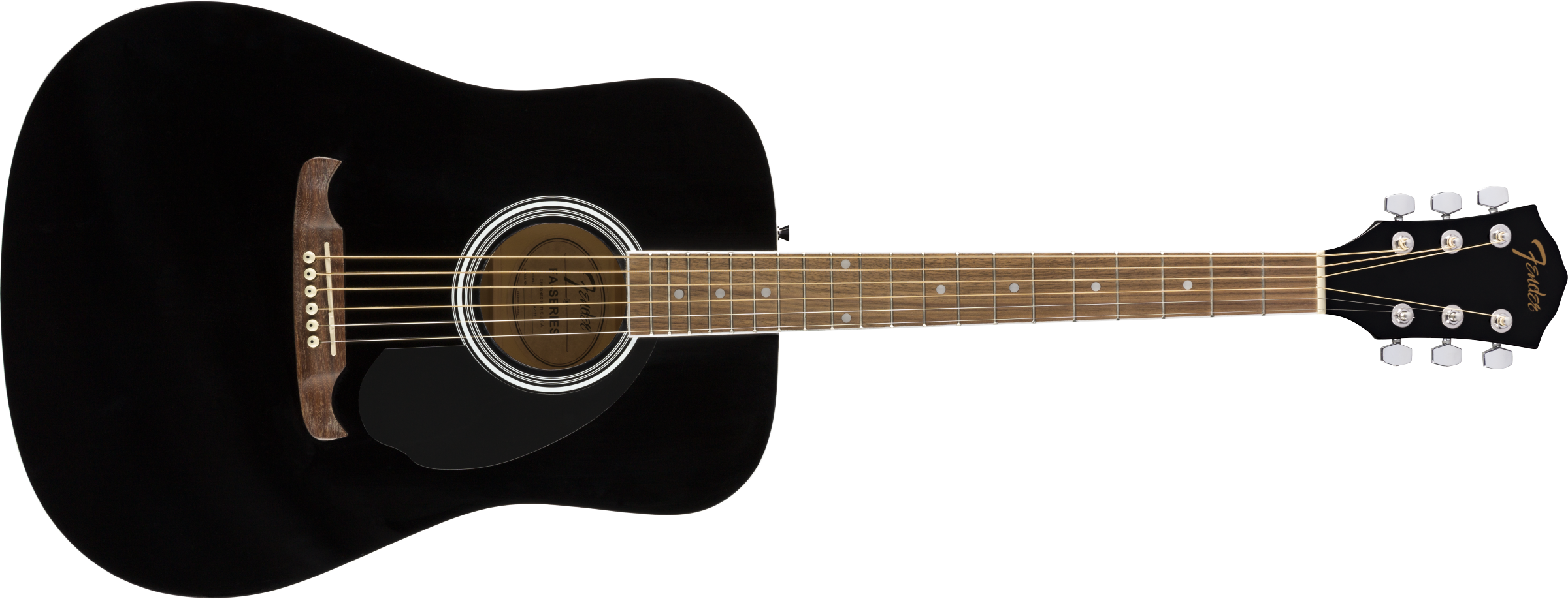 Fender® FA-125 Dreadnought, Walnut Fingerboard, Black