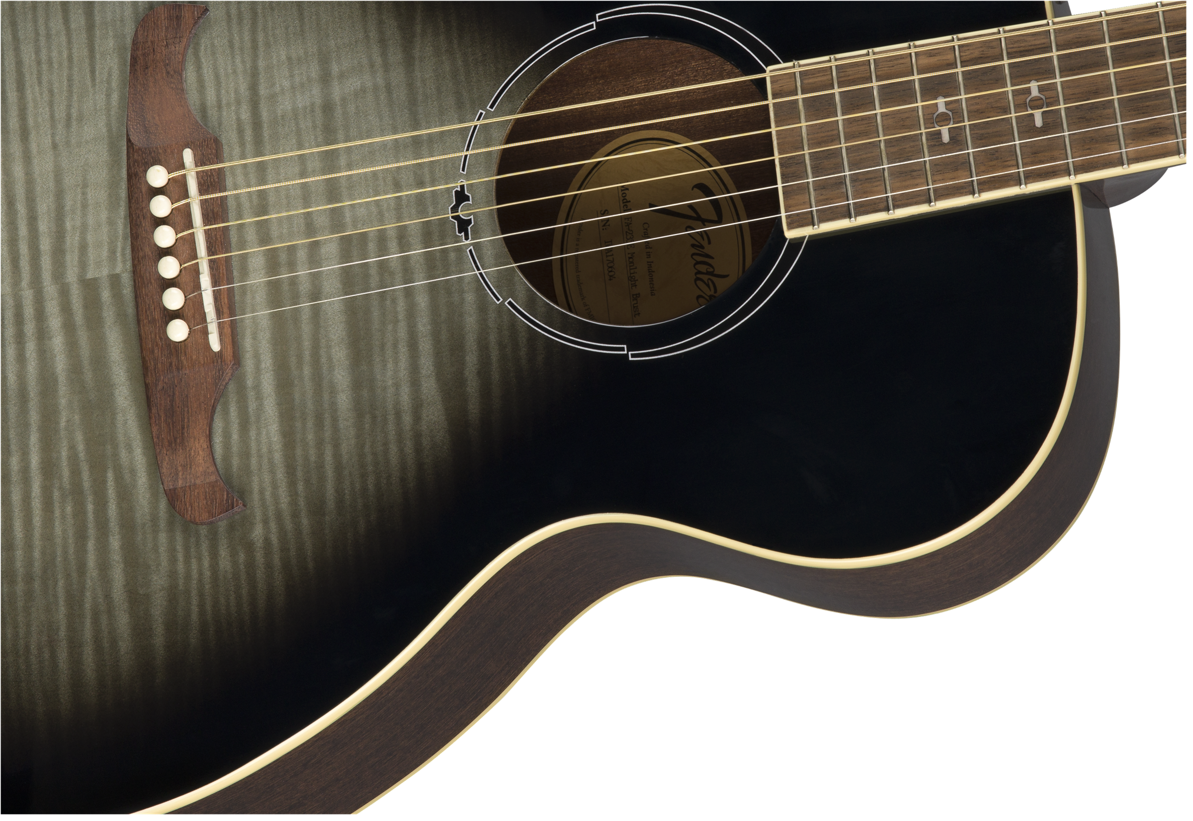 Fender® FA-235E Concert, Walnut Fingerboard, Moonlight Burst