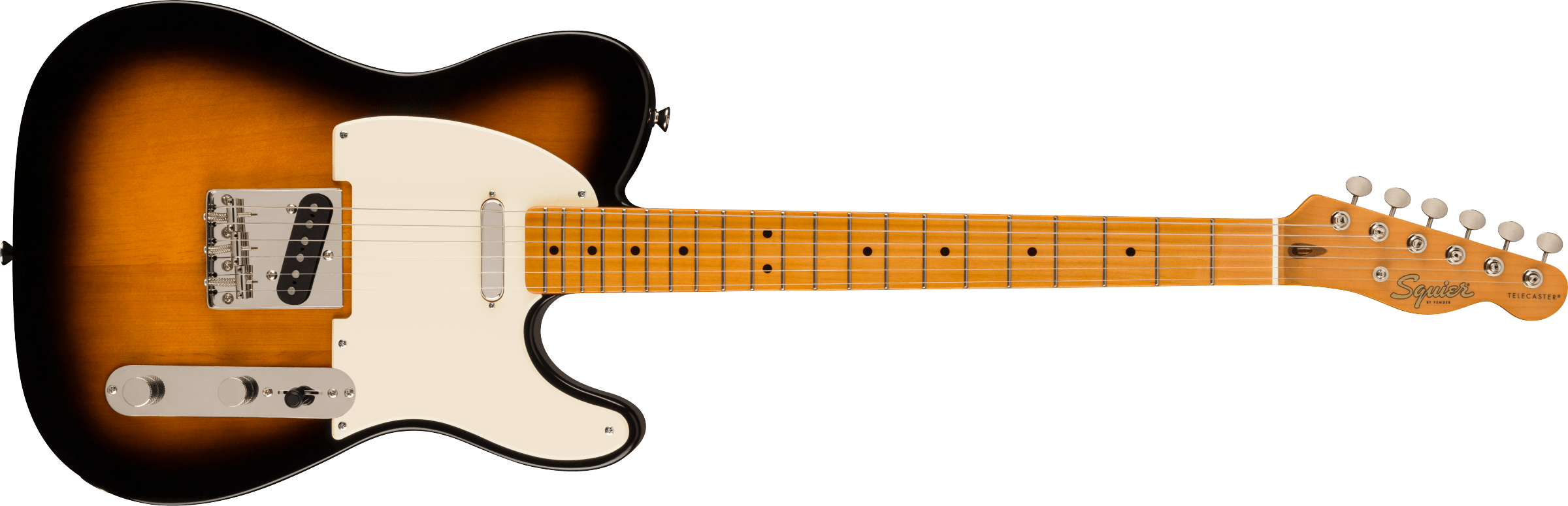 Squier®  FSR Classic Vibe '50s Telecaster®, Maple Fingerboard, Parchment Pickguard, 2-Color Sunburst