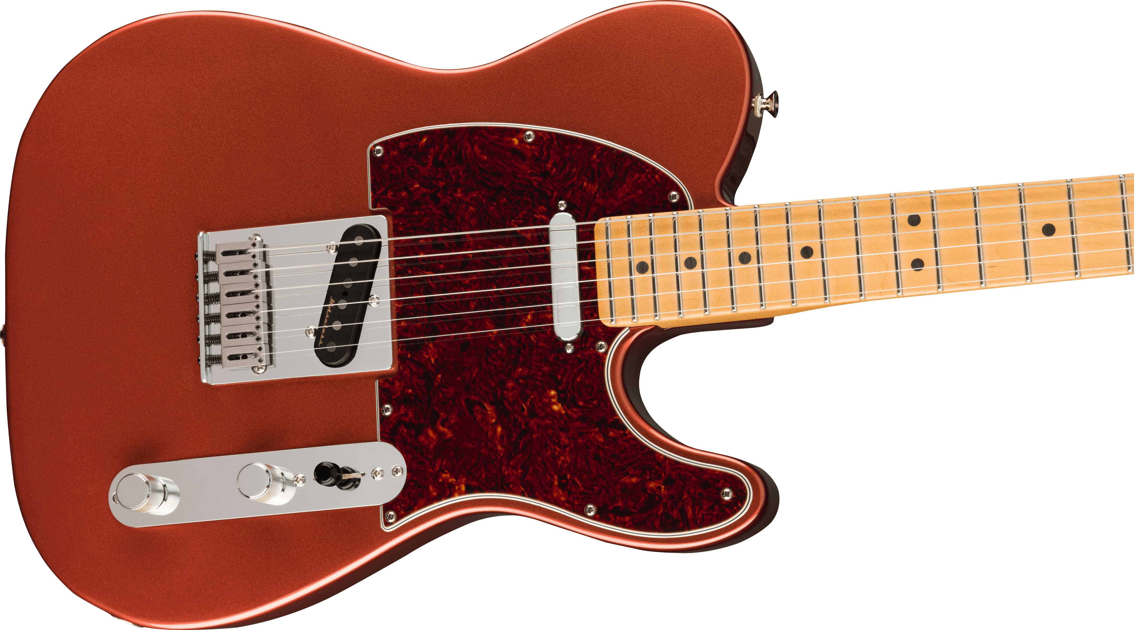Fender® Player Plus Telecaster®, Maple Fingerboard, Aged Candy Apple Red