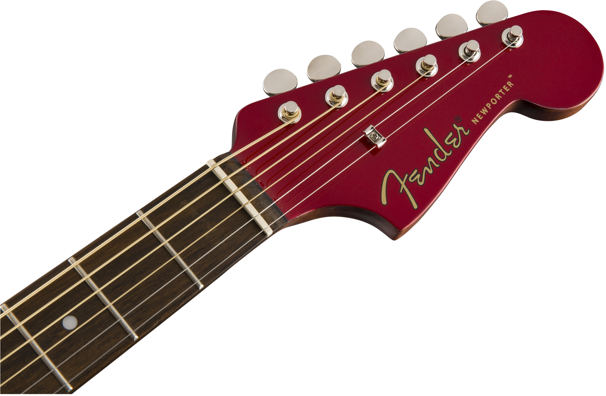 Fender® Newporter Player, Walnut Fingerboard, Candy Apple Red