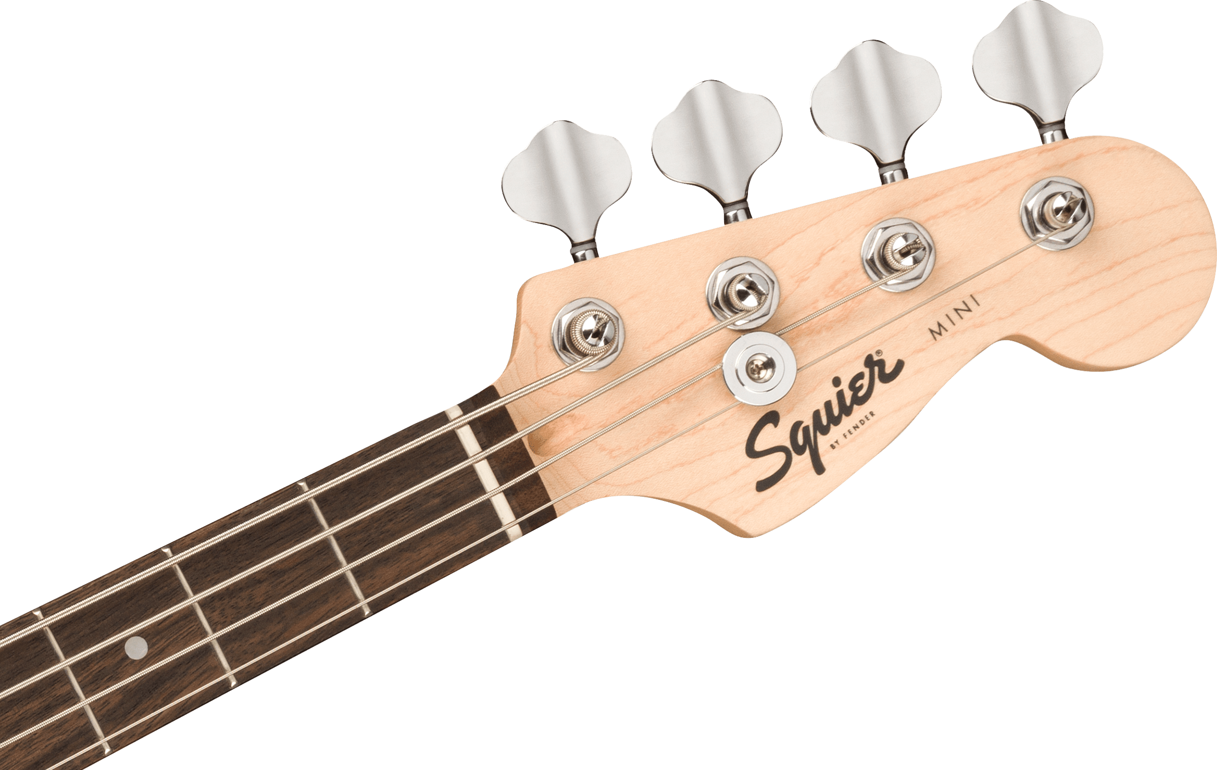 Squier® Mini Precision Bass®, Laurel Fingerboard, White Pickguard, Black