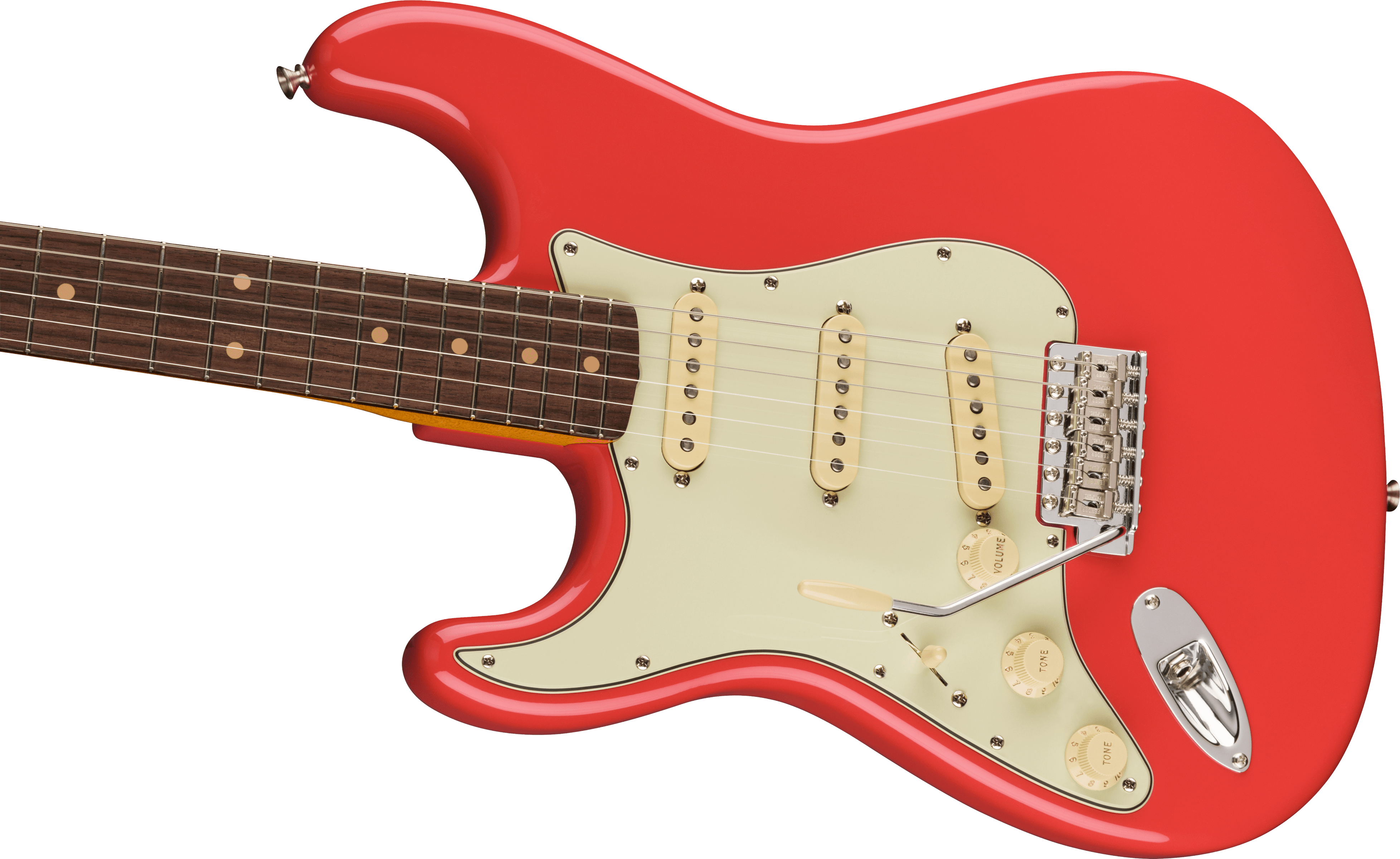Fender® American Vintage II 1961 Stratocaster® Left-Hand, Rosewood Fingerboard, Fiesta Red