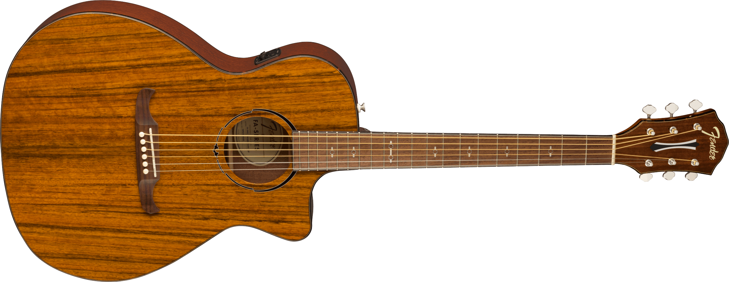Fender® Limited Edition FA-345CE Ovangkol Exotic, Natural