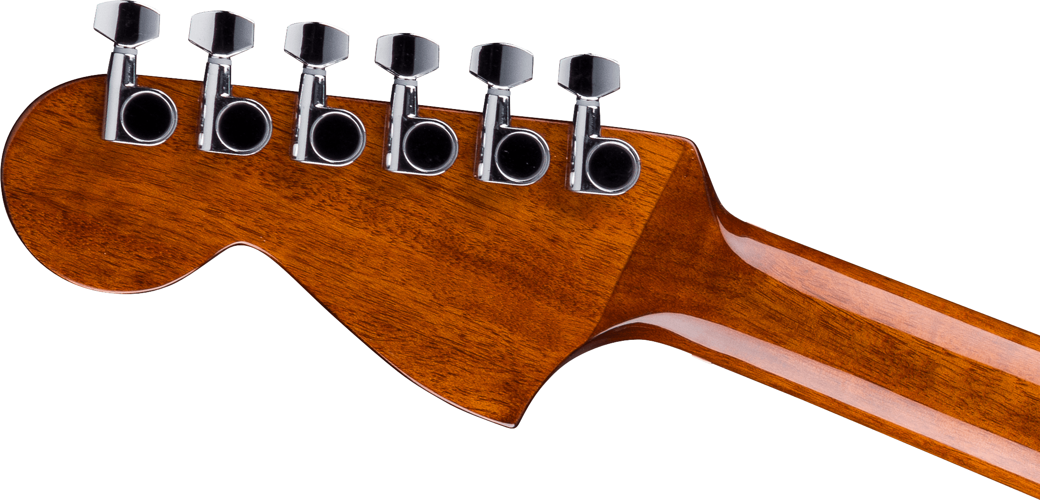 Fender® California Standard Monterey™ E, Sapele Top, Ivory Pickguard, Natural Sapele
