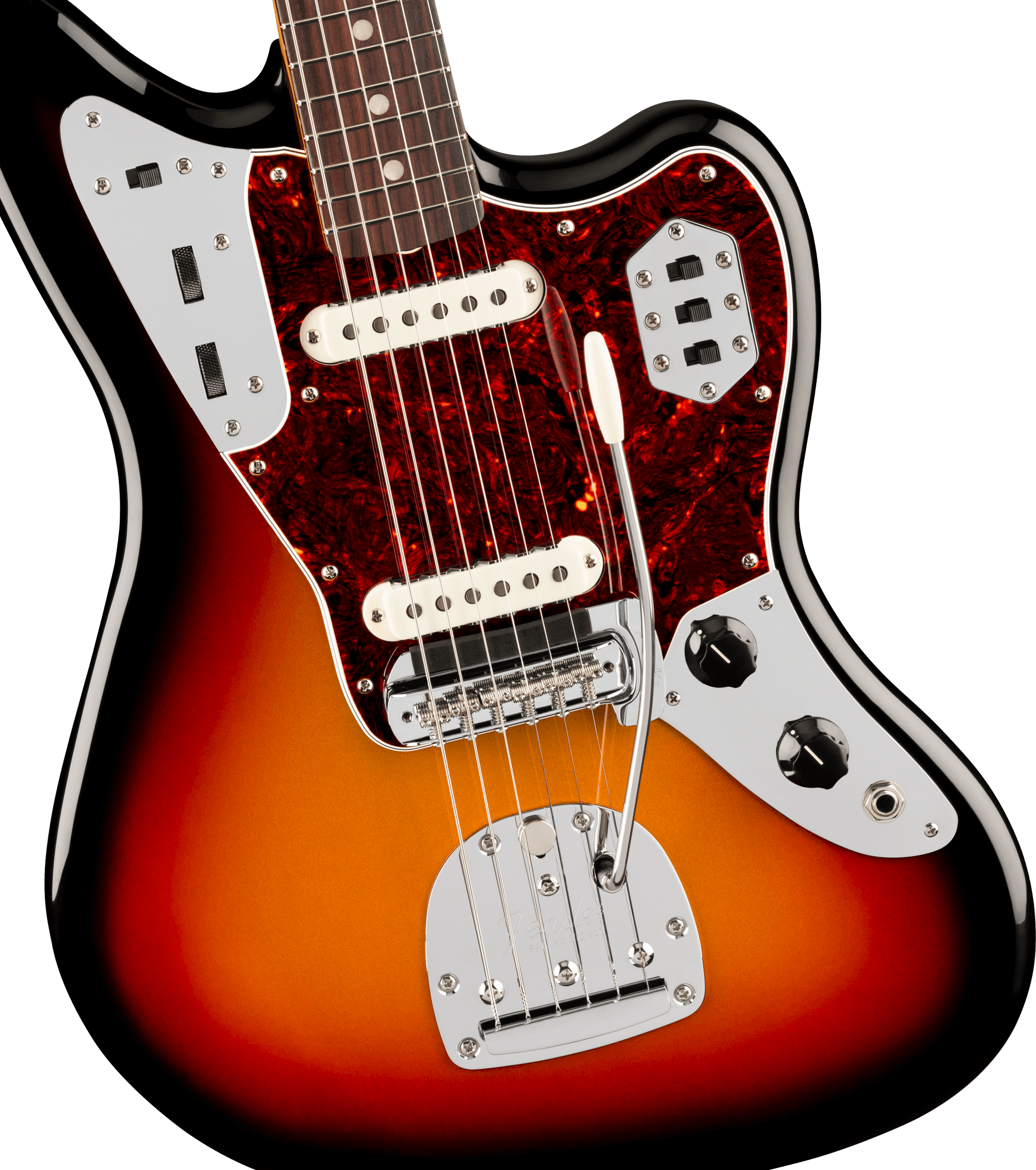 Fender® Vintera® III Mid '60s Jaguar®, Rosewood Fingerboard, 3-Color Sunburst