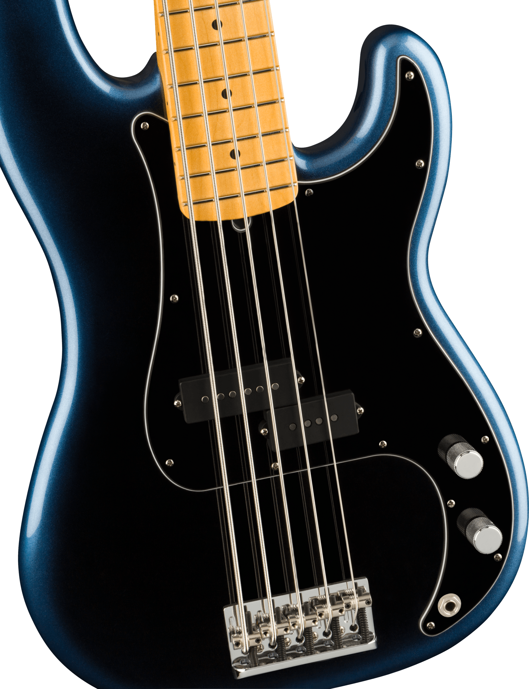 Fender® American Professional II Precision Bass® V, Maple Fingerboard, Dark Night