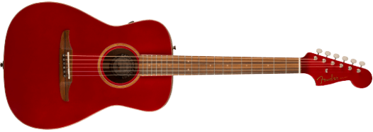 Fender® Malibu Classic, Pau Ferro Fingerboard, Hot Rod Red Metallic w/bag