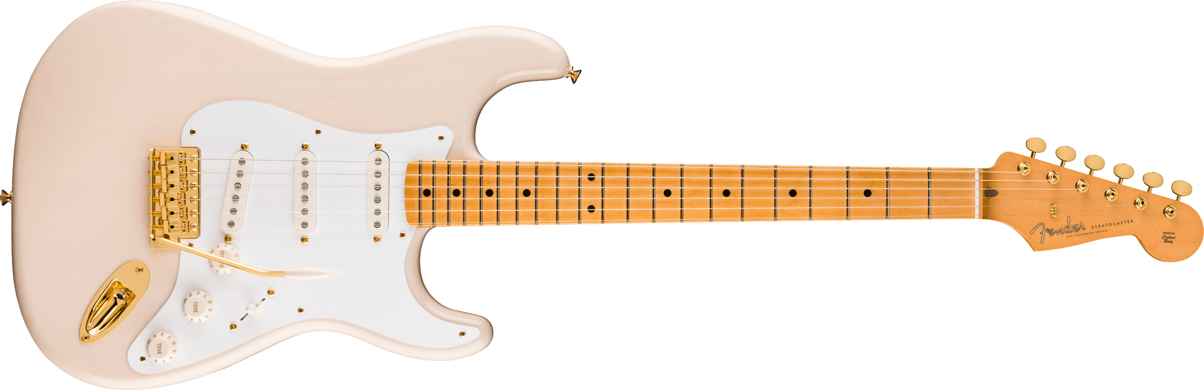 Fender® Limited Edition Vintera® III Late '50s Stratocaster®, Maple Fingerboard, White Blonde
