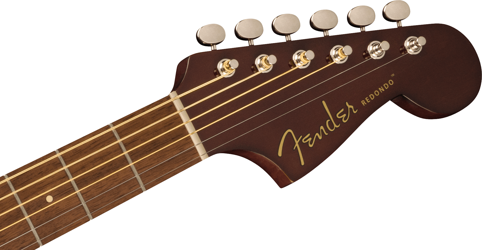 Fender® Redondo Player, Walnut Fingerboard, Gold Pickguard, Natural