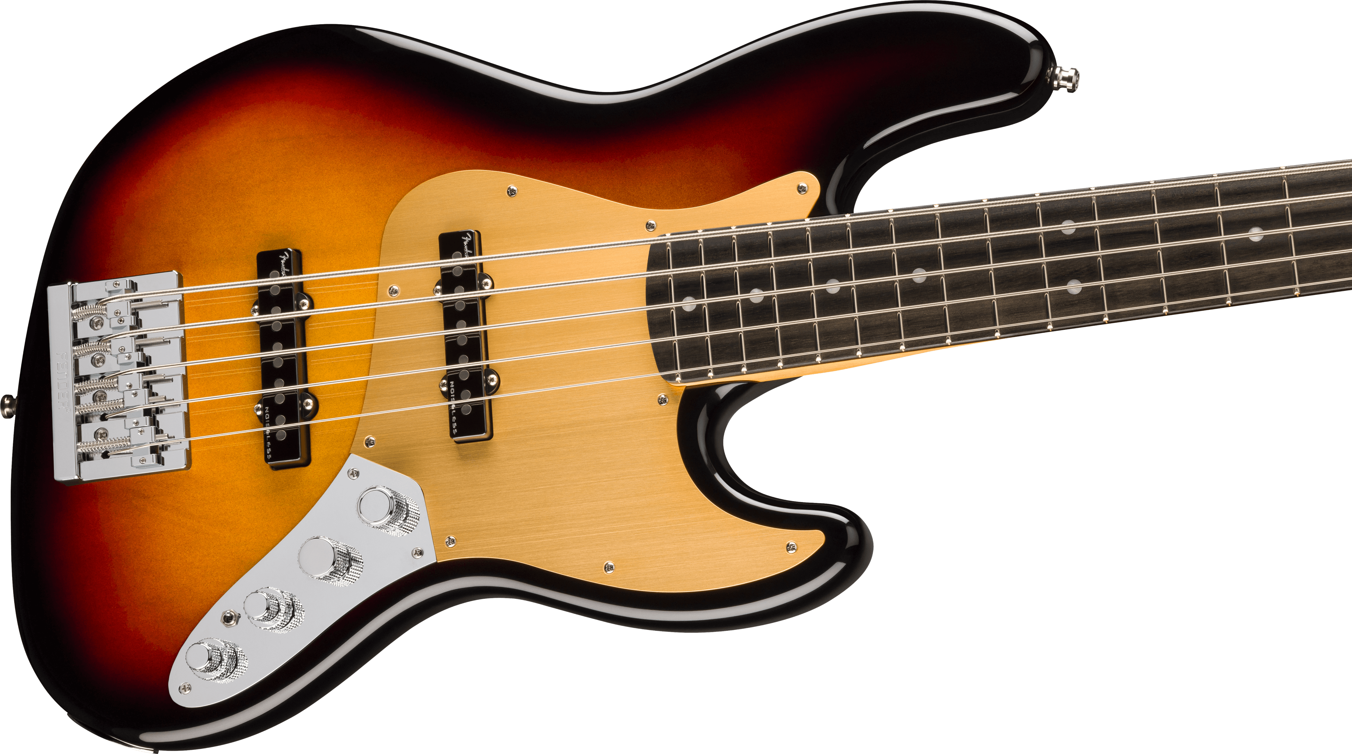 Fender® American Ultra II Jazz Bass® V, Ebony Fingerboard, Ultraburst