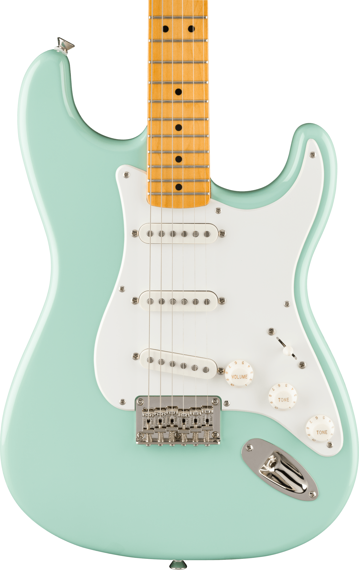 Squier® Classic Vibe™ '50s Stratocaster® HT, Maple Fingerboard, Parchment Pickguard, Surf Green