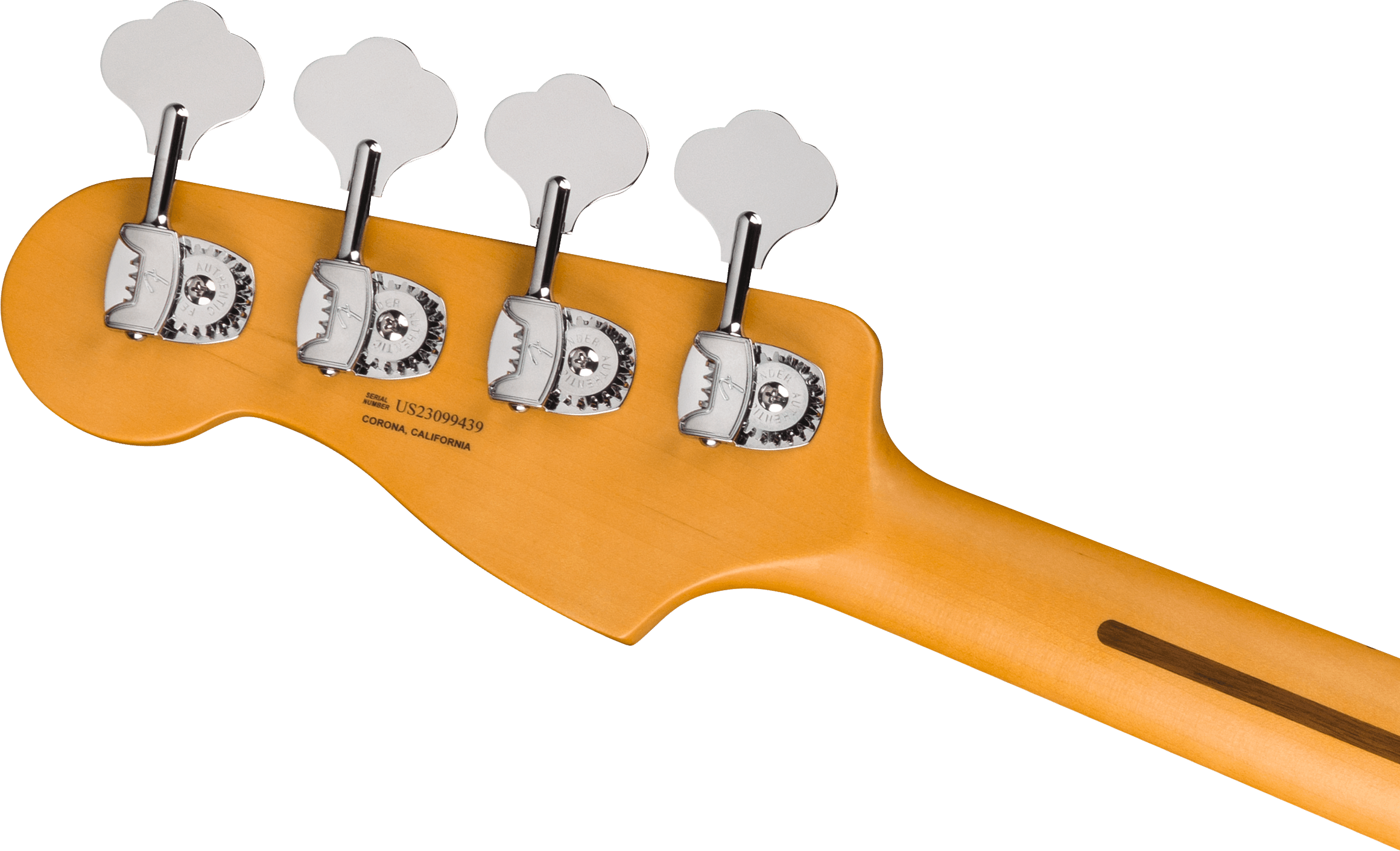 Fender® American Ultra II Precision Bass®, Ebony Fingerboard, Texas Tea
