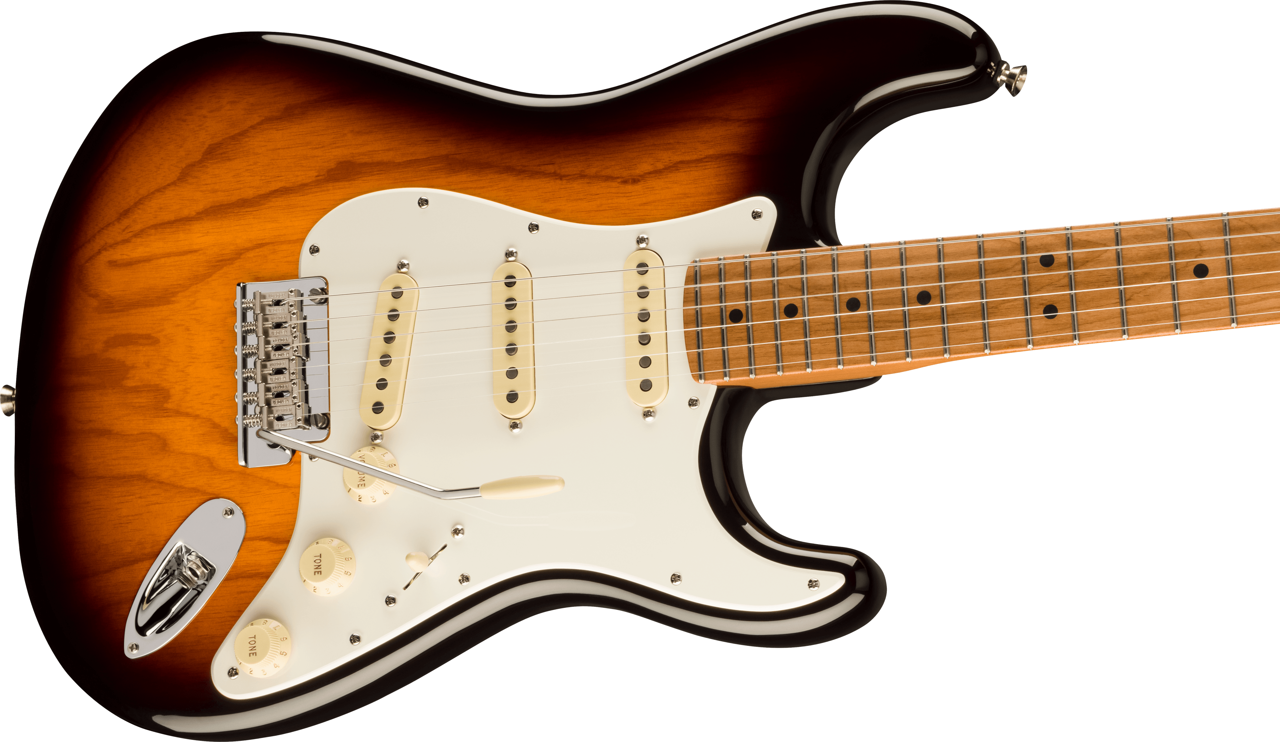 Fender® American Professional II Stratocaster, Roasted Maple Fingerboard, Anniversary 2-Color Sunburst
