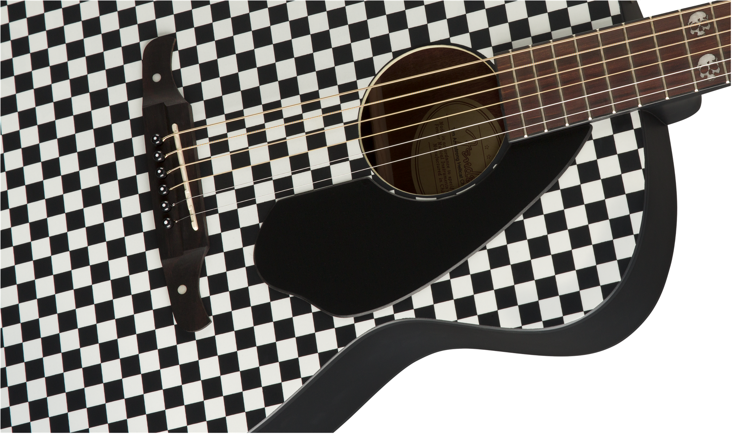 Fender® Tim Armstrong Hellcat, Walnut Fingerboard, Checkerboard