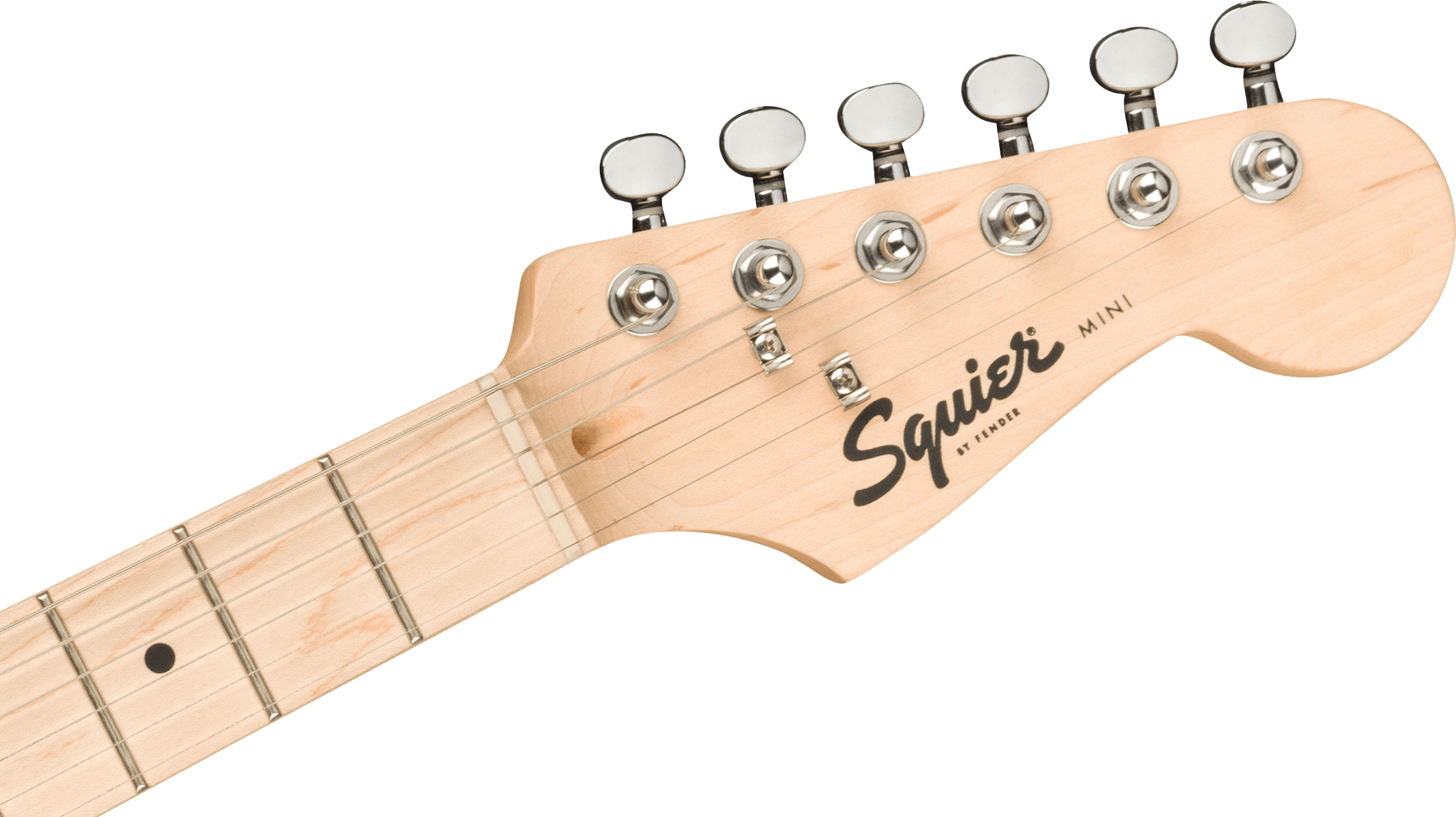 Squier® Mini Jazzmaster® HH, Maple Fingerboard, White Pickguard, Olympic White