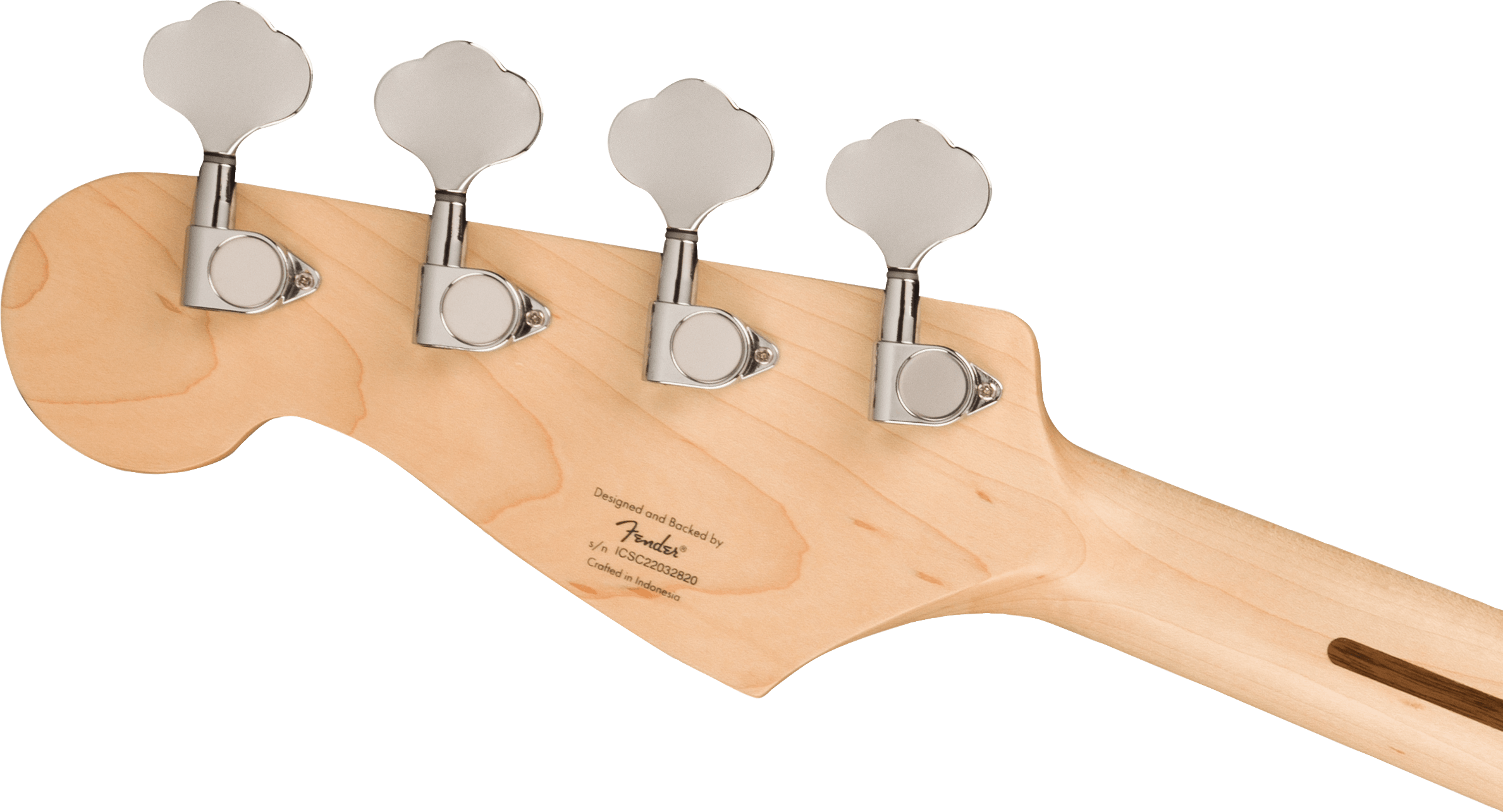 Squier® Squier Sonic® Bronco™ Bass, Laurel Fingerboard, White Pickguard, Black