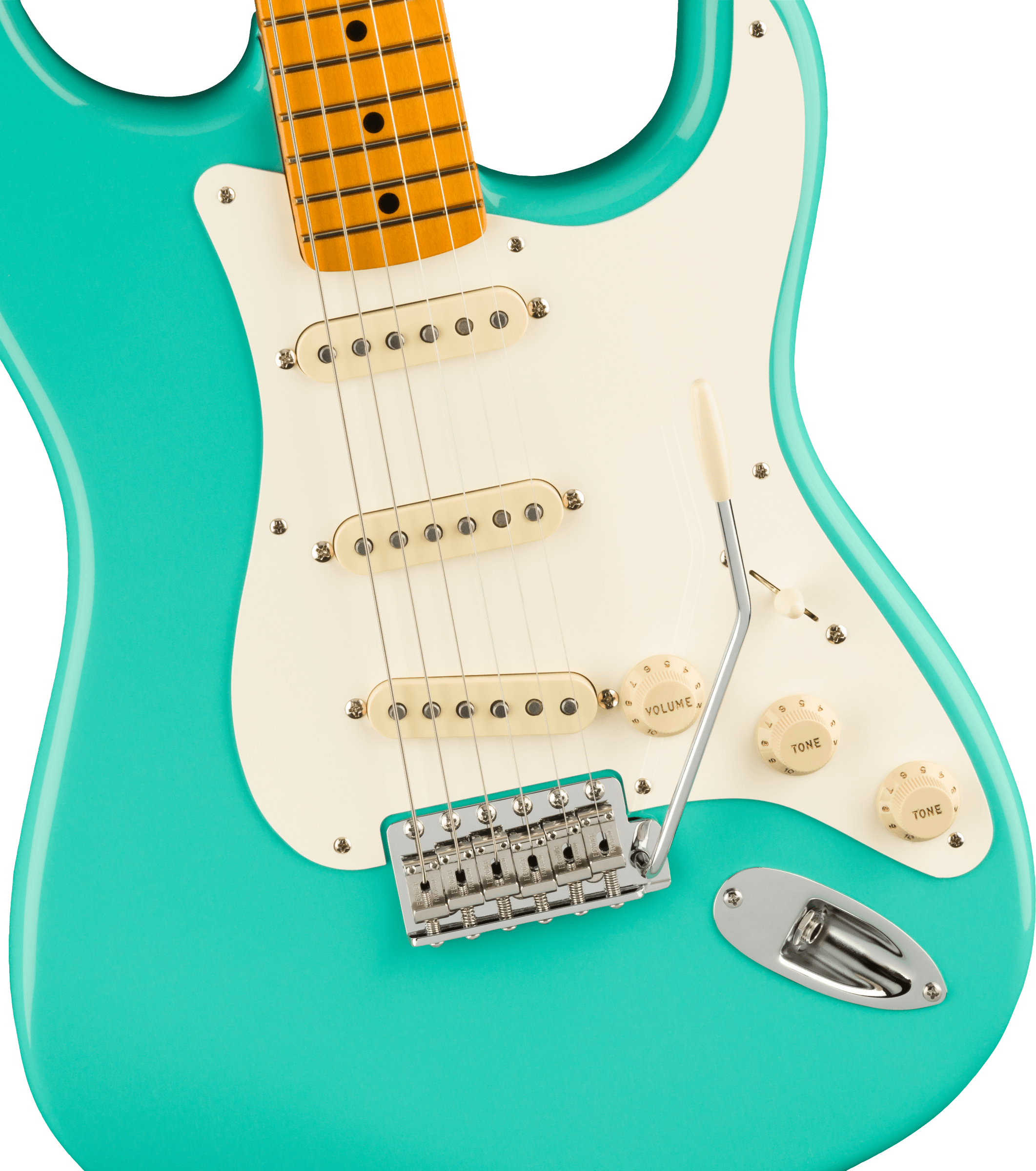 Fender® American Vintage II 1957 Stratocaster®, Maple Fingerboard, Sea Foam Green