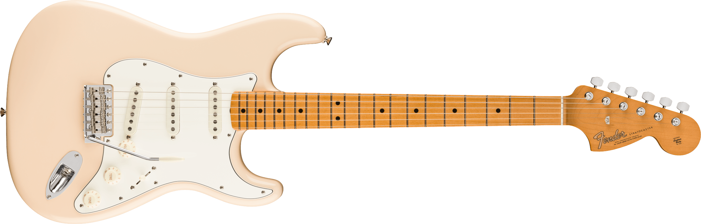 Fender® Vintera® III Late '60s Stratocaster®, Maple Fingerboard, Olympic White
