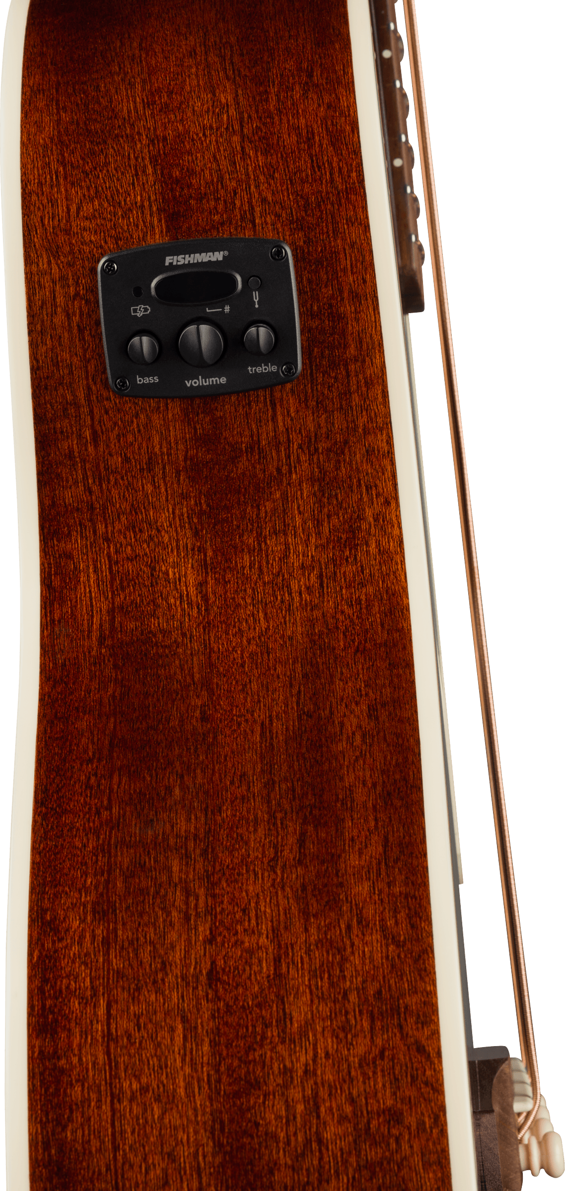 Fender® California Deluxe Kingman™ Bass CE, Walnut Fingerboard, Black