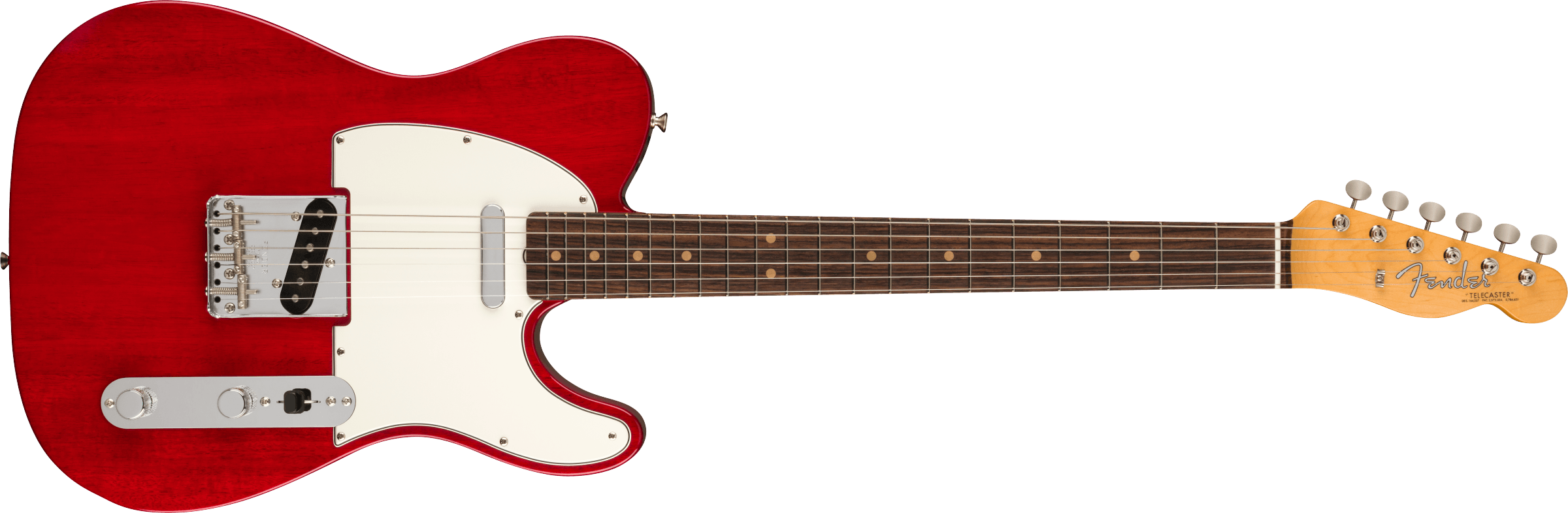 Fender® American Vintage II 1963 Telecaster®, Rosewood Fingerboard, Crimson Red Transparent