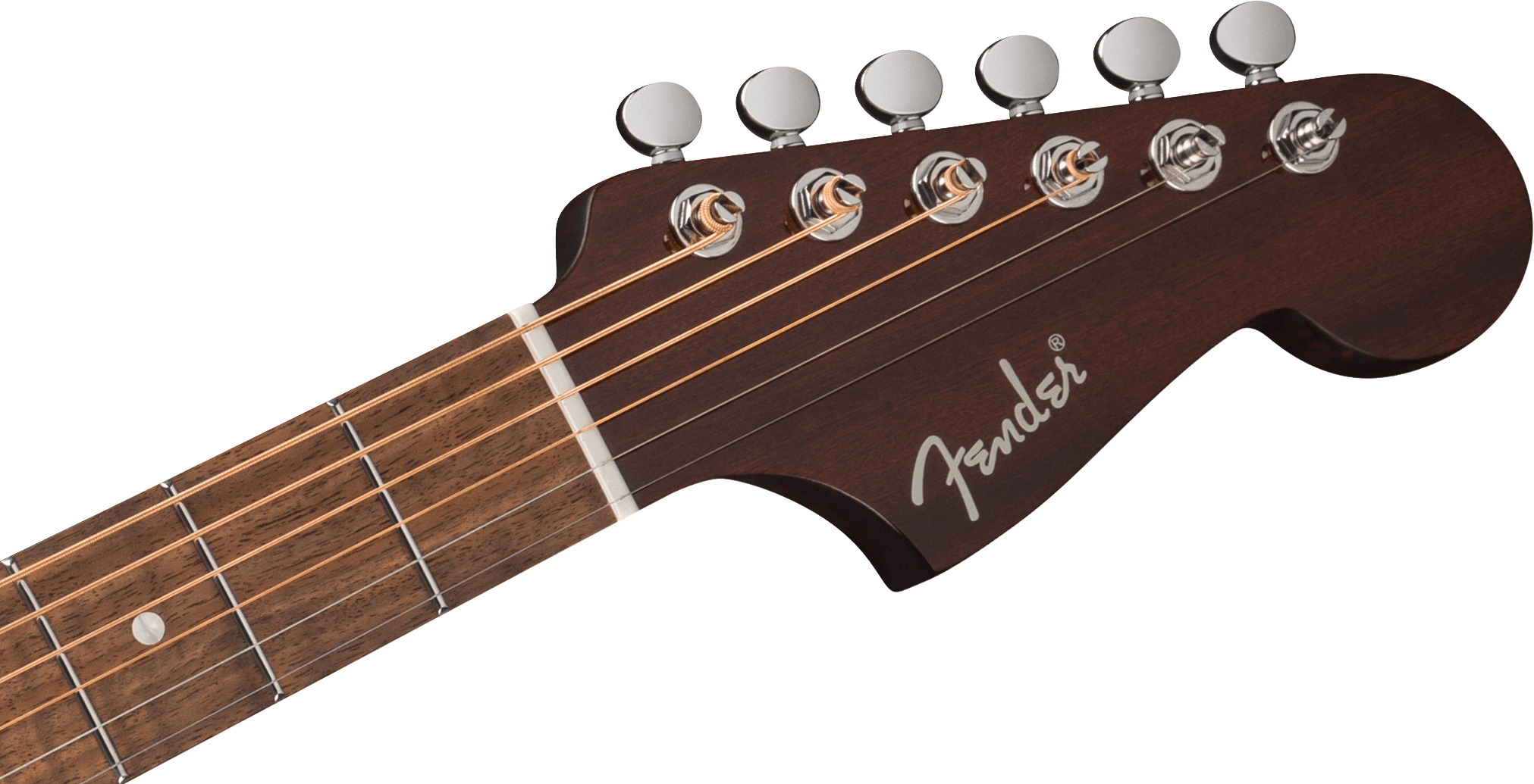 Fender® California Deluxe Redondo™ CE, Walnut Fingerboard, Black