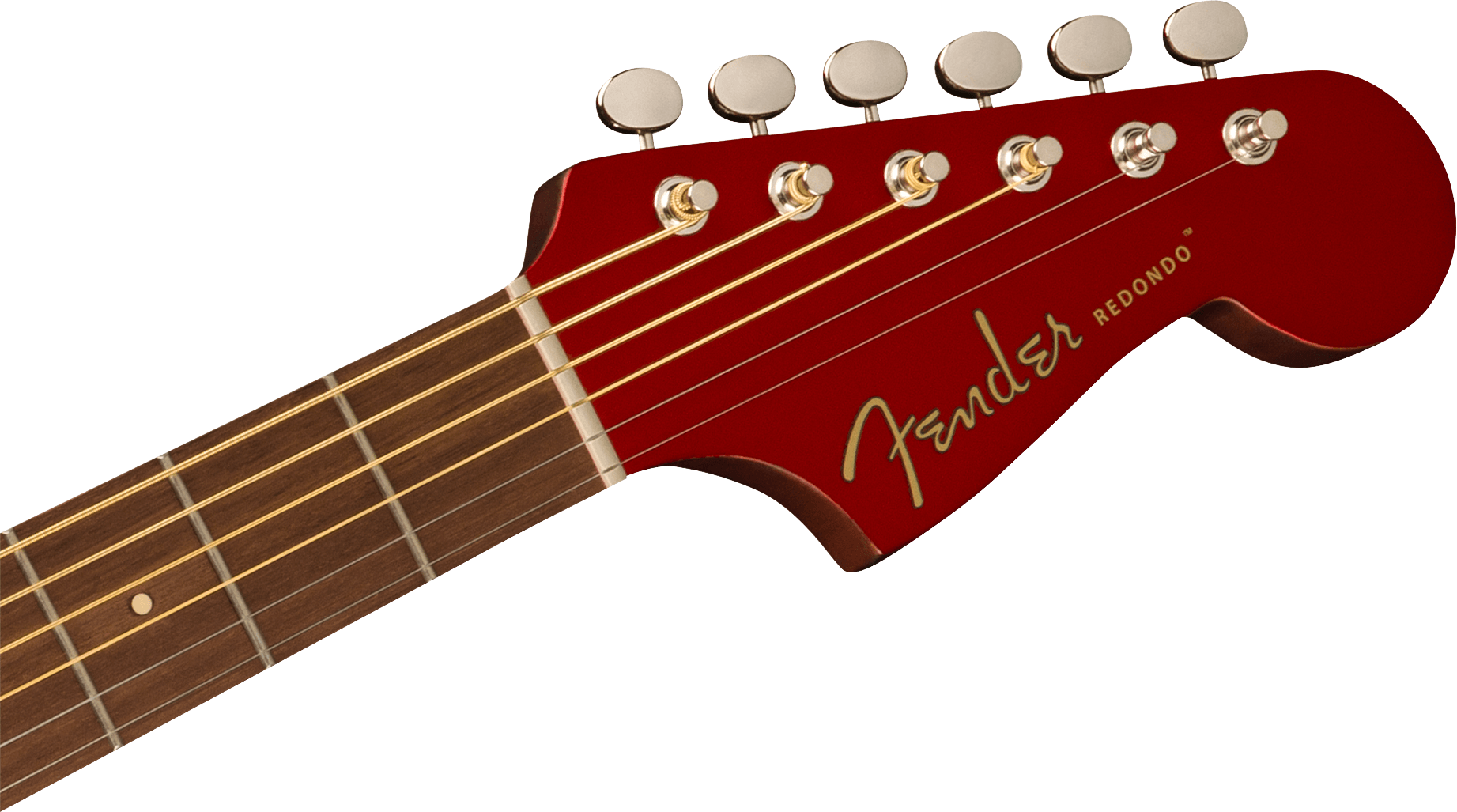 Fender® Redondo Player, Walnut Fingerboard, White Pickguard, Candy Apple Red
