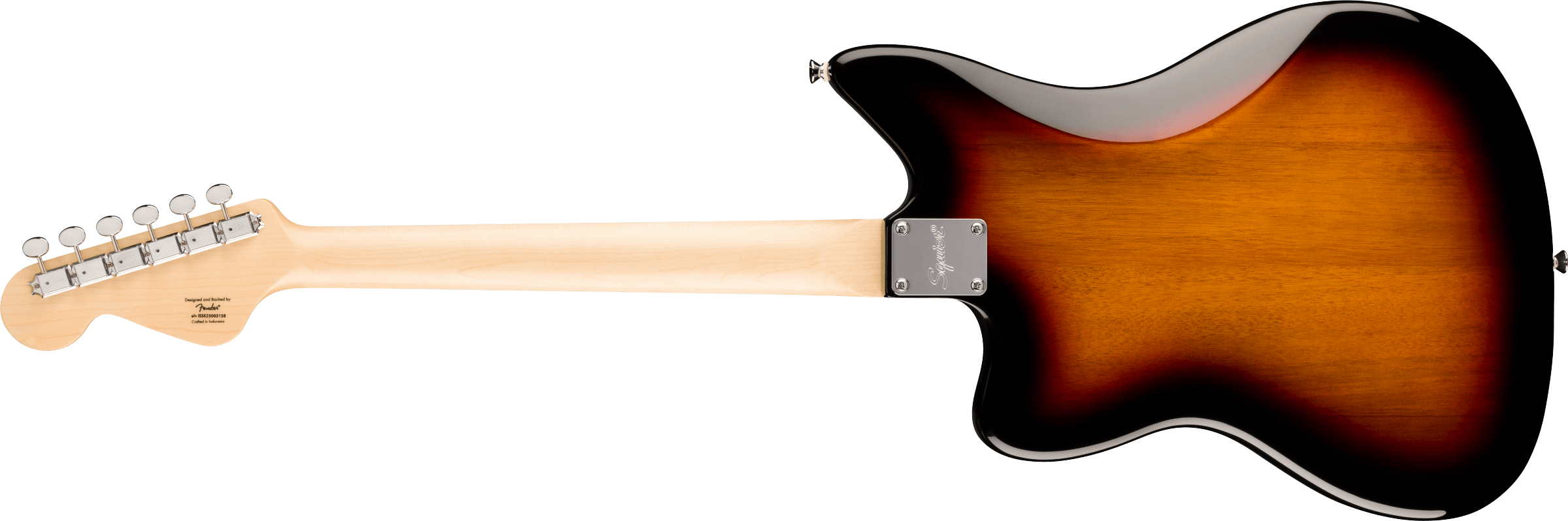Squier® Paranormal Electric VI, Laurel Fingerboard, Parchment Pickguard, 3-Color Sunburst