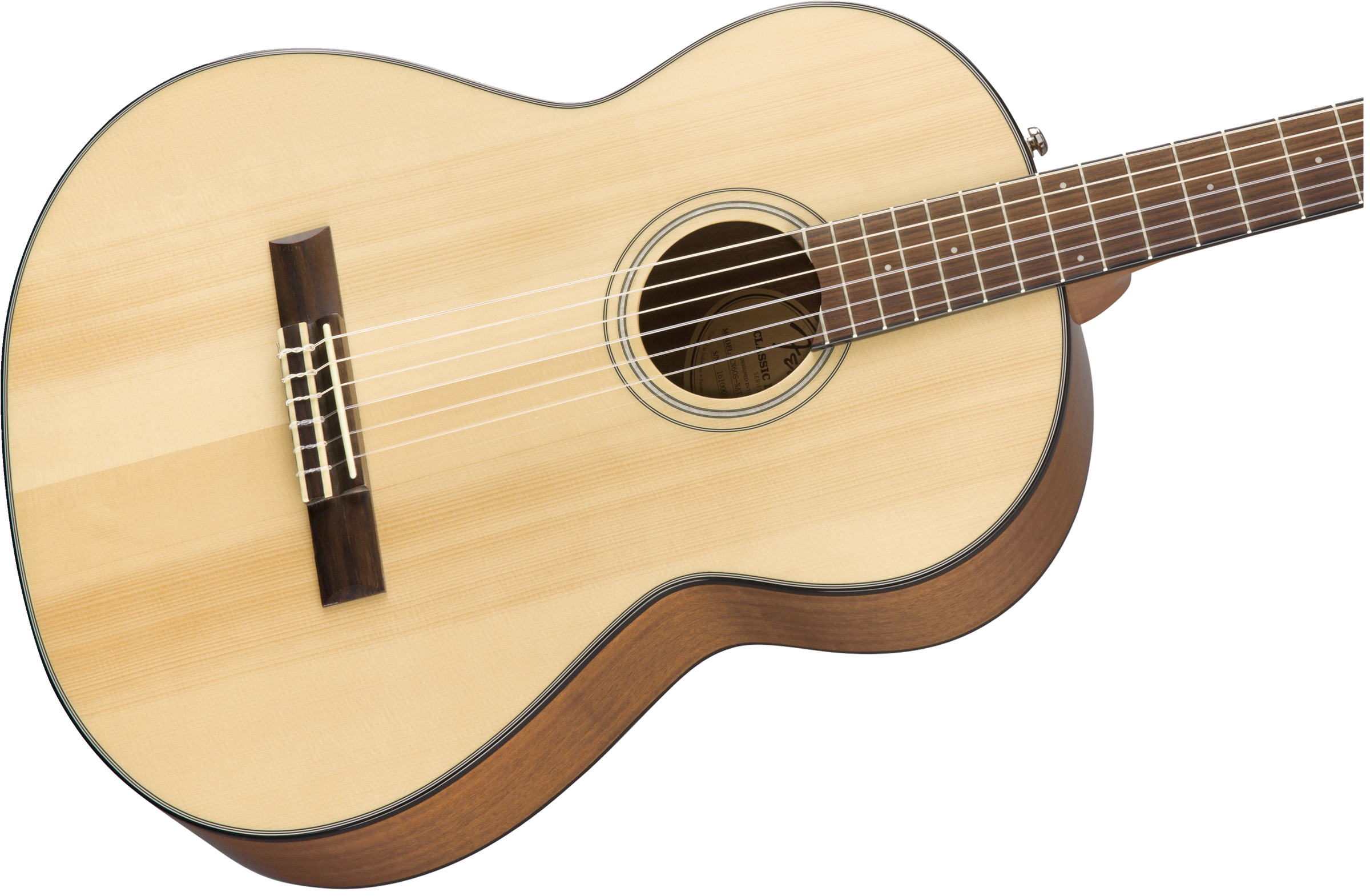 Fender® CN-60S Nylon, Walnut Fingerboard, Natural