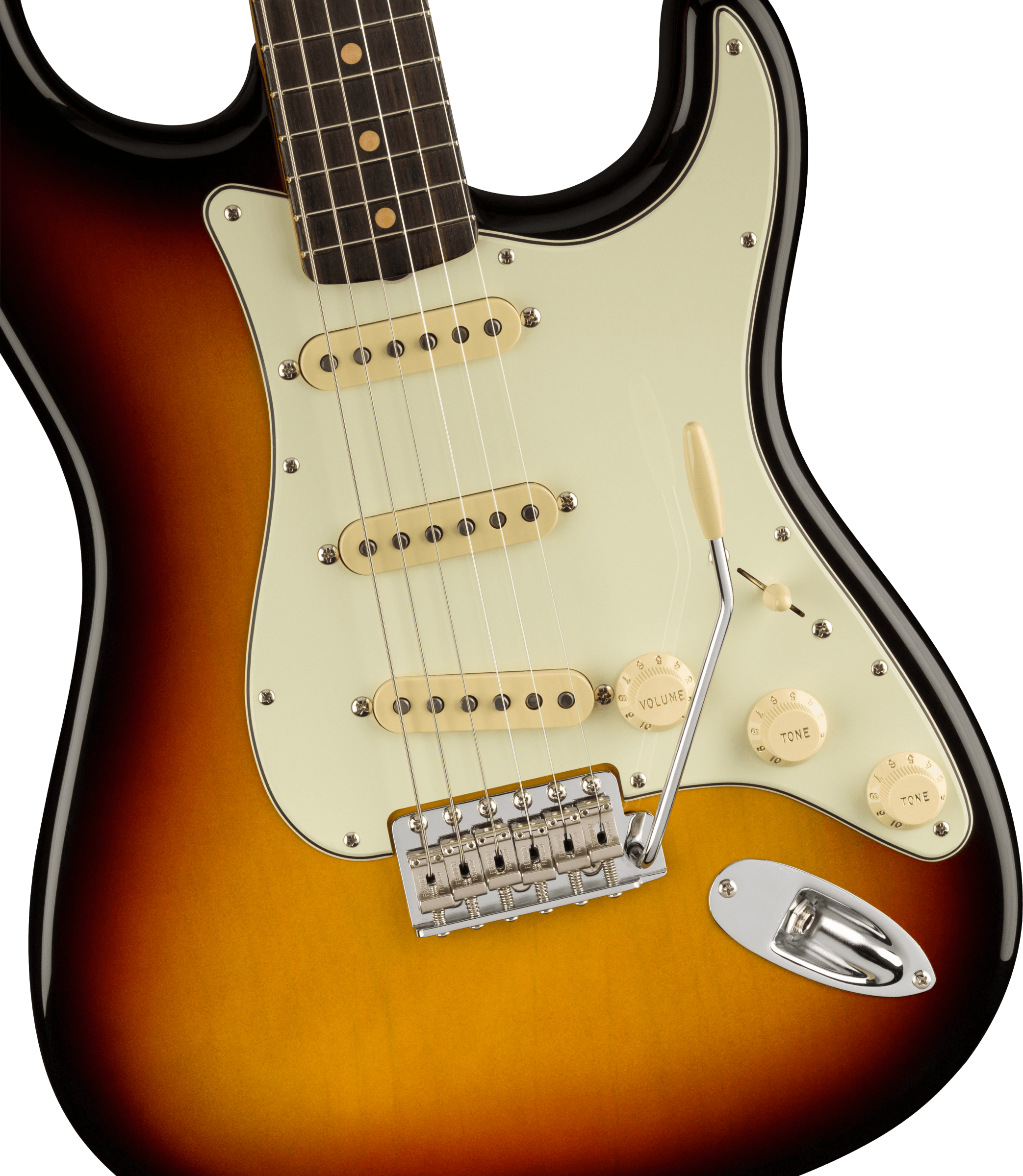 Fender® American Vintage II 1961 Stratocaster®, Rosewood Fingerboard, 3-Color Sunburst