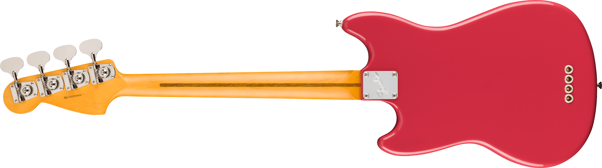 Fender® American Professional Classic Mustang Bass®, Maple Fingerboard, Faded Dakota Red