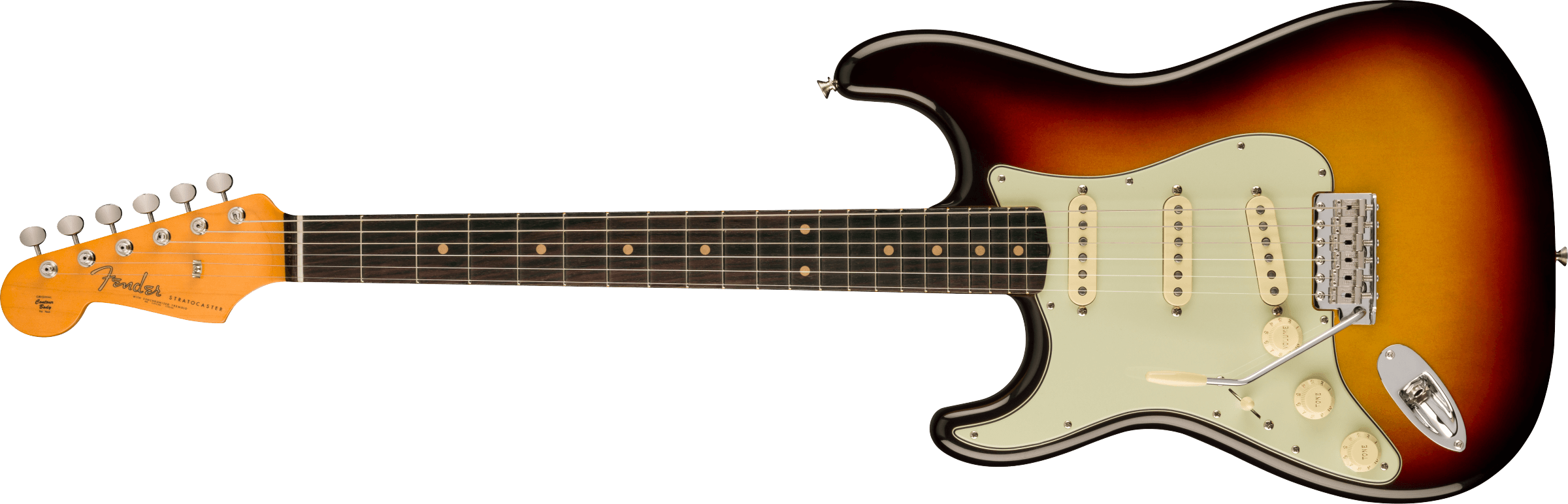 Fender® American Vintage II 1961 Stratocaster® Left-Hand, Rosewood Fingerboard, 3-Color Sunburst