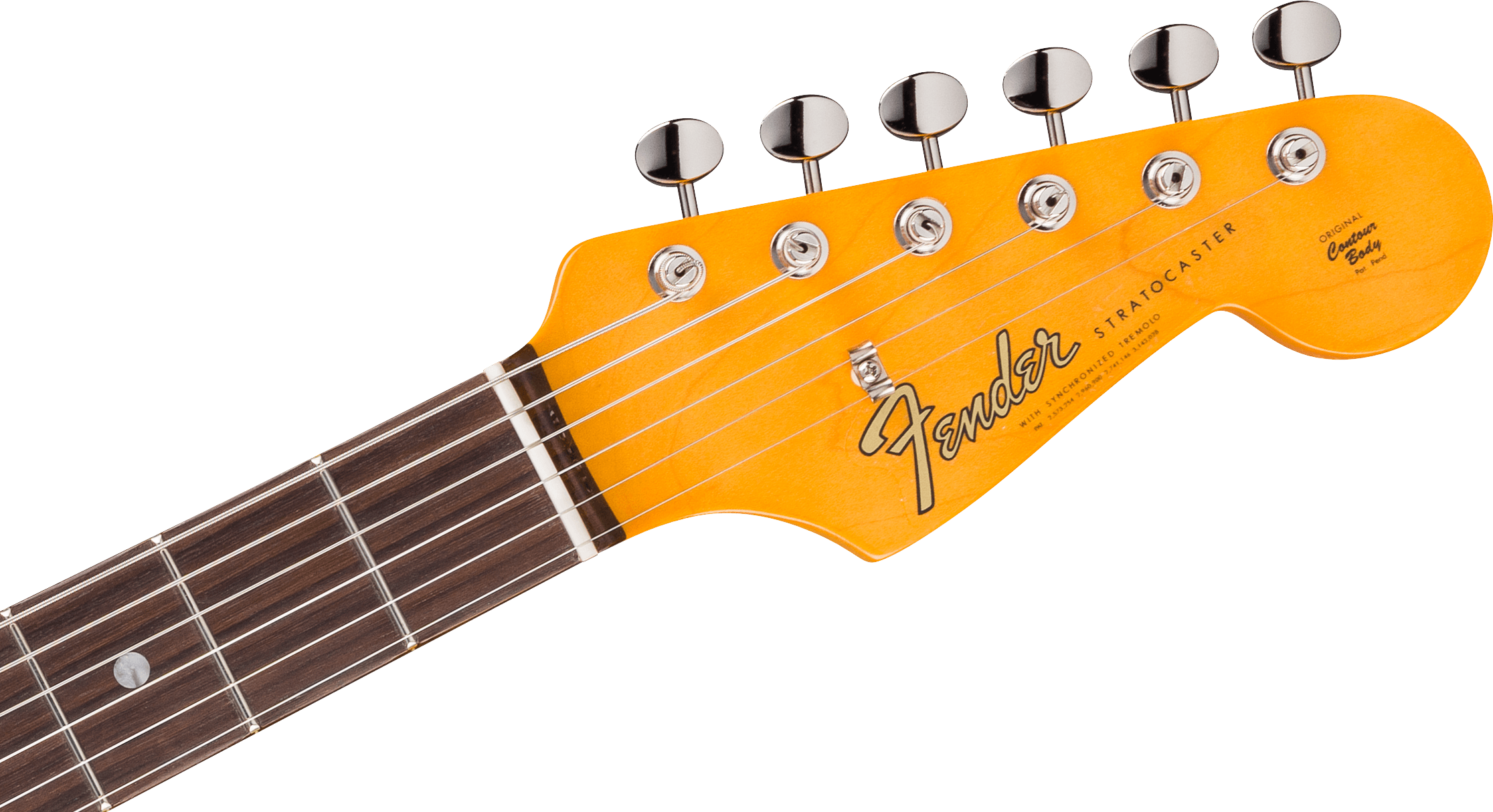 Fender® American Vintage II 1965 Stratocaster®, Round-Lam Rosewood Fingerboard, Shoreline Gold