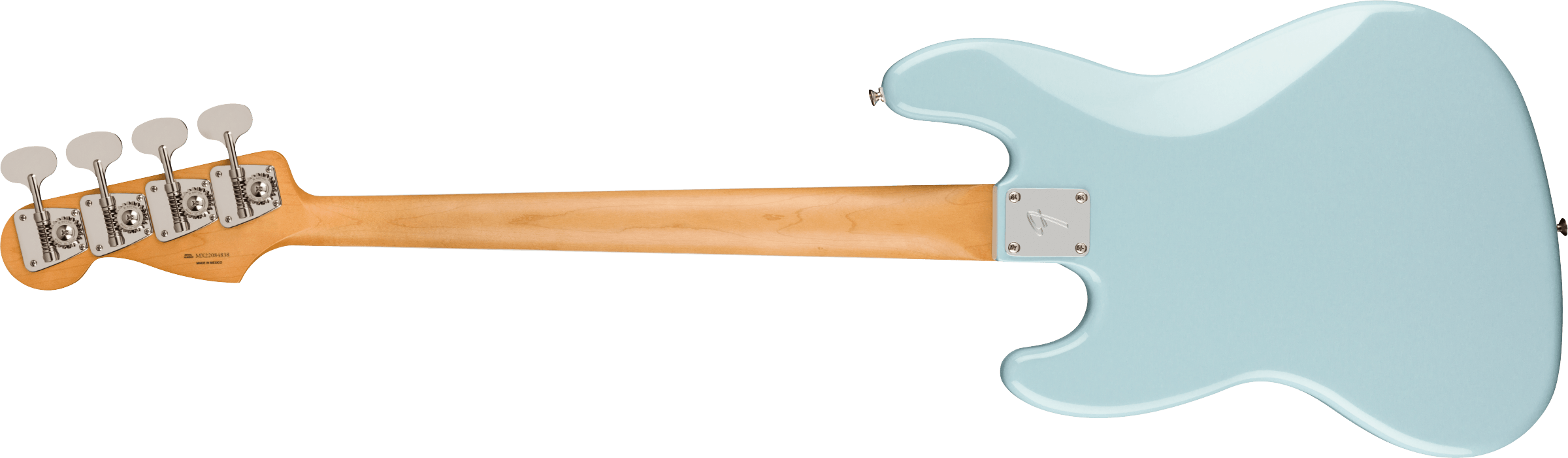 Fender® Gold Foil Jazz Bass®, Ebony Fingerboard, Sonic Blue