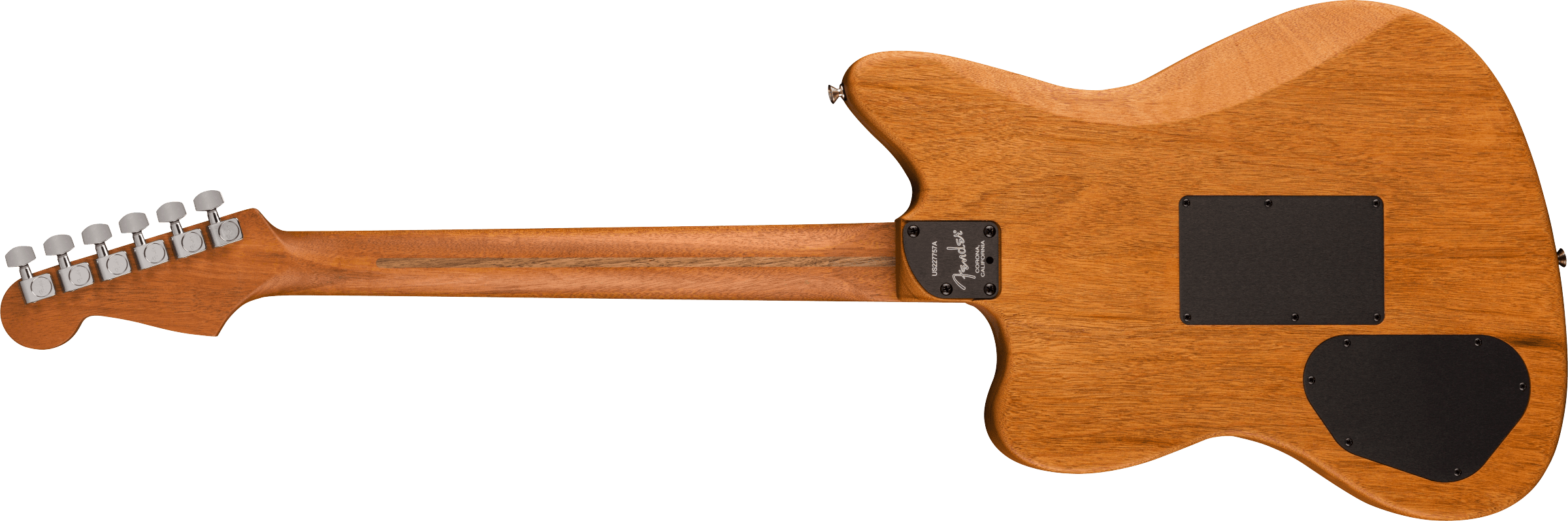 Fender® American Acoustasonic® Jazzmaster® All-Mahogany, Ebony Fingerboard, Bourbon Burst