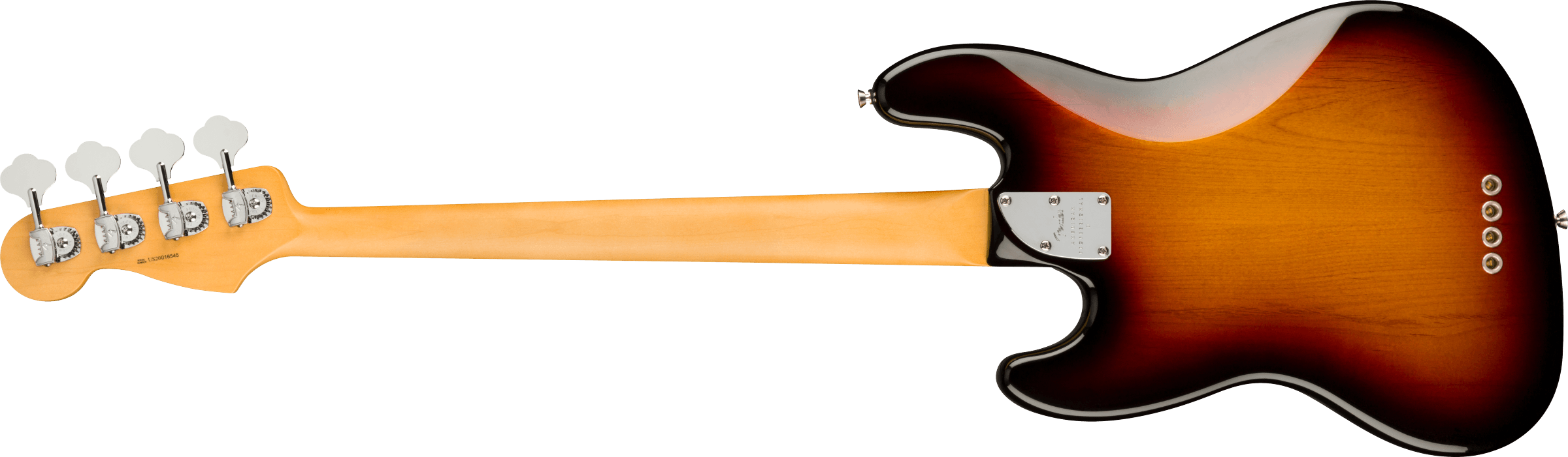 Fender® American Professional II Jazz Bass®, Maple Fingerboard, 3-Color Sunburst