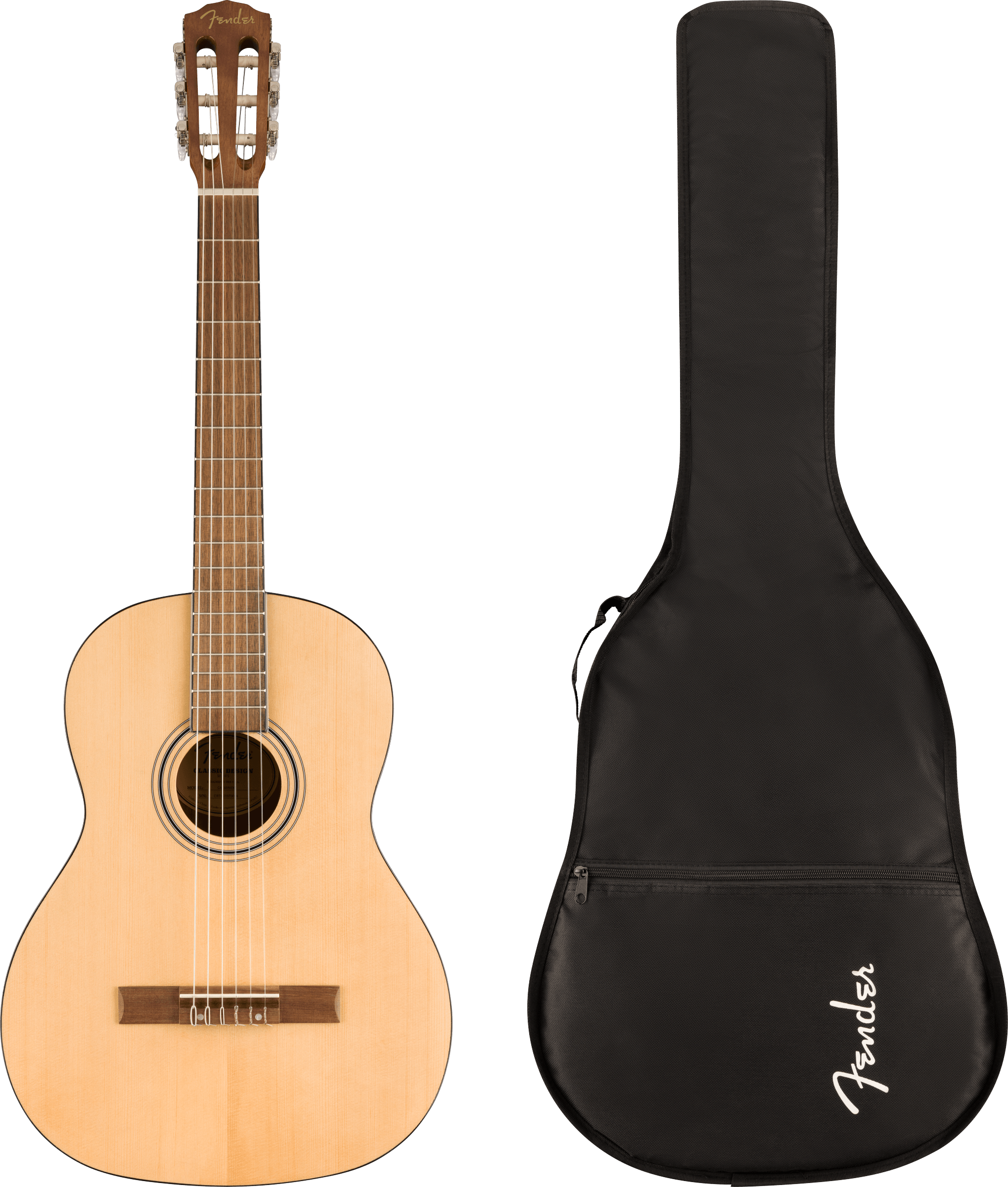 Fender® CN-30WN Nylon, Walnut Fingerboard, Natural
