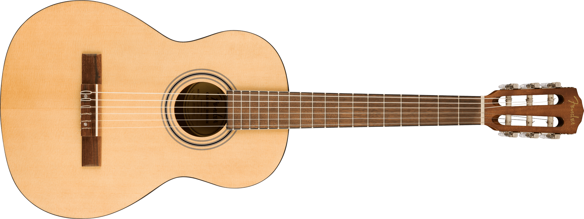 Fender® CN-30 Nylon 3/4, Walnut Fingerboard, Natural