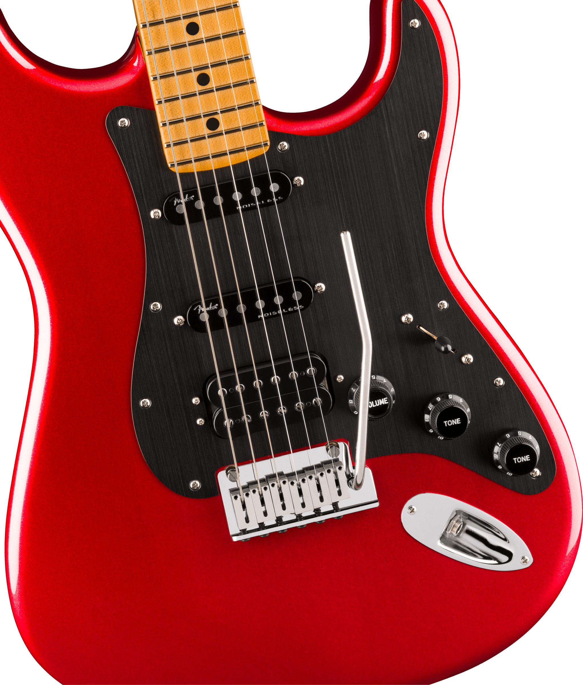 Fender® American Ultra II Stratocaster® HSS, Maple Fingerboard, Sinister Red