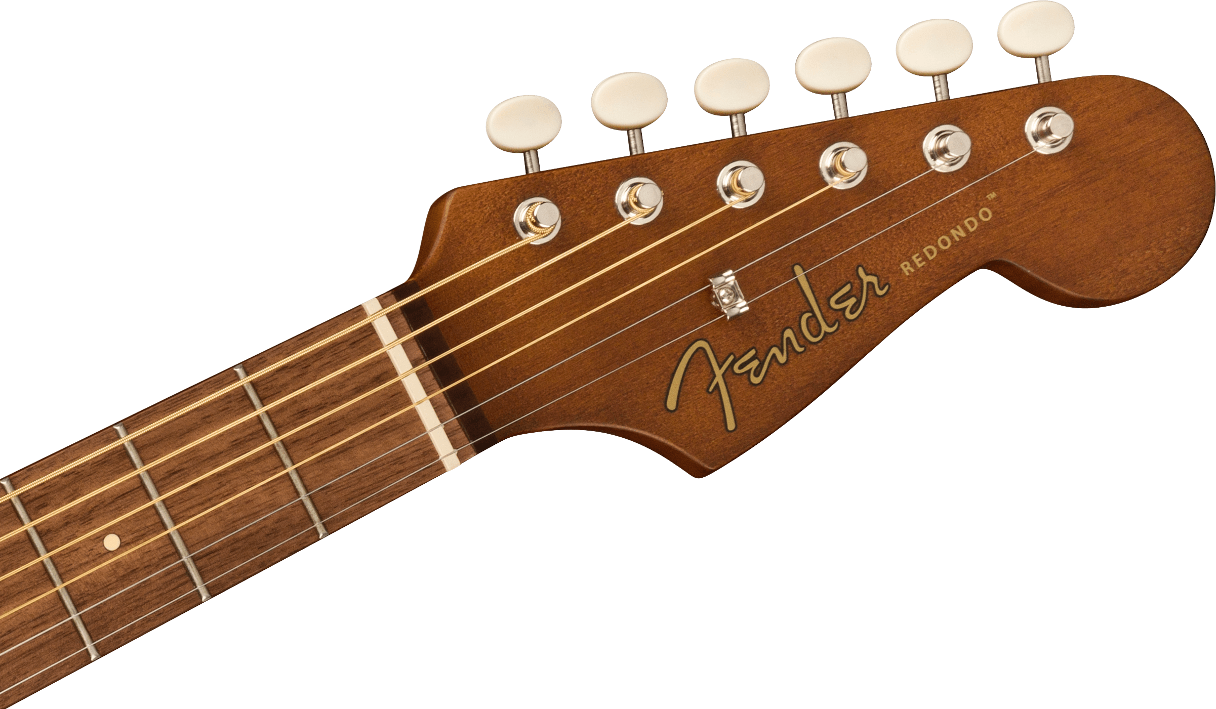 Fender® DE Redondo Mini with Bag, Walnut Fingerboard, Black Top