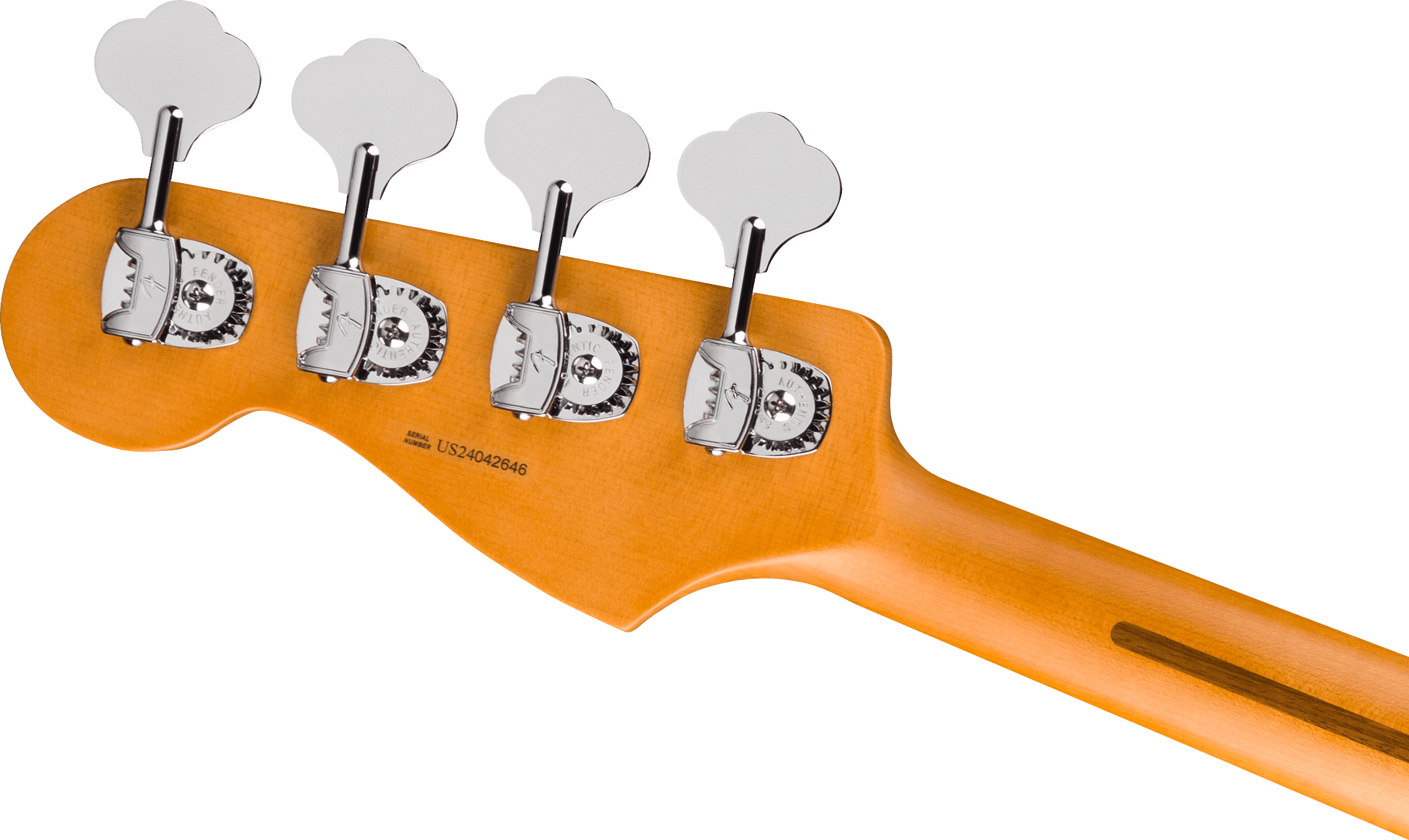 Fender® American Ultra II Meteora® Bass, Ebony Fingerboard, Texas Tea