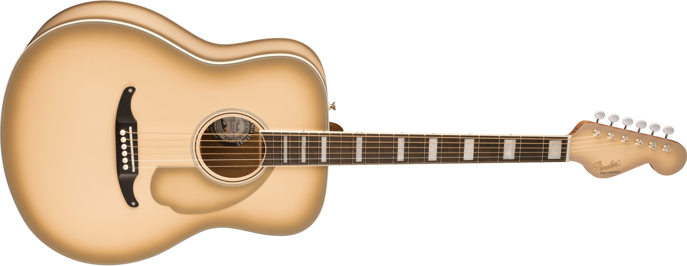Fender® Limited Edition California Vintage Palomino with Case, Antigua Pickguard, Antigua
