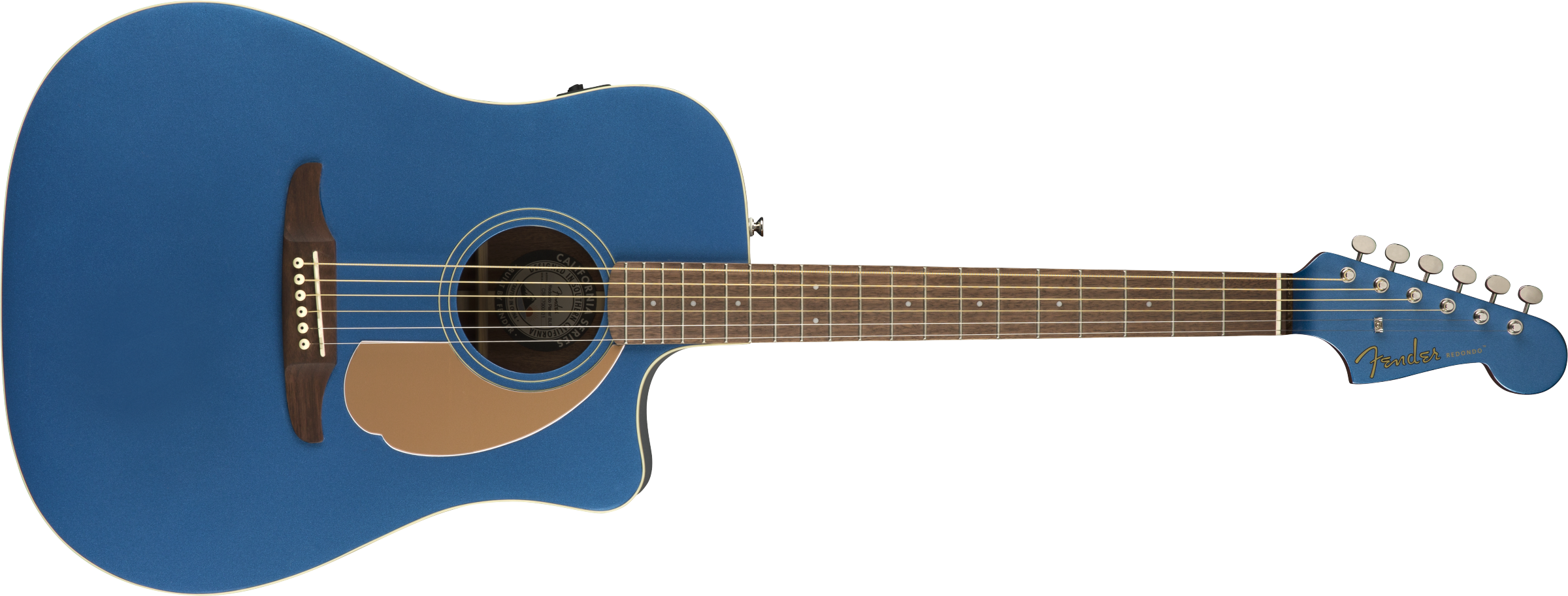 Fender® Redondo Player, Walnut Fingerboard, Belmont Blue