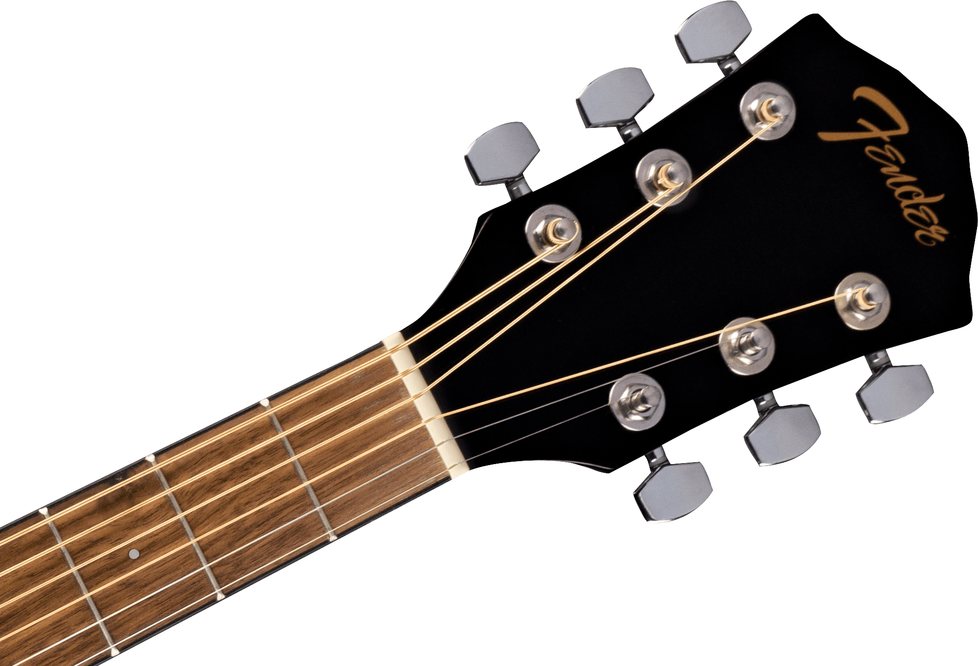 Fender® FA-125CE Dreadnought, Walnut Fingerboard, Black