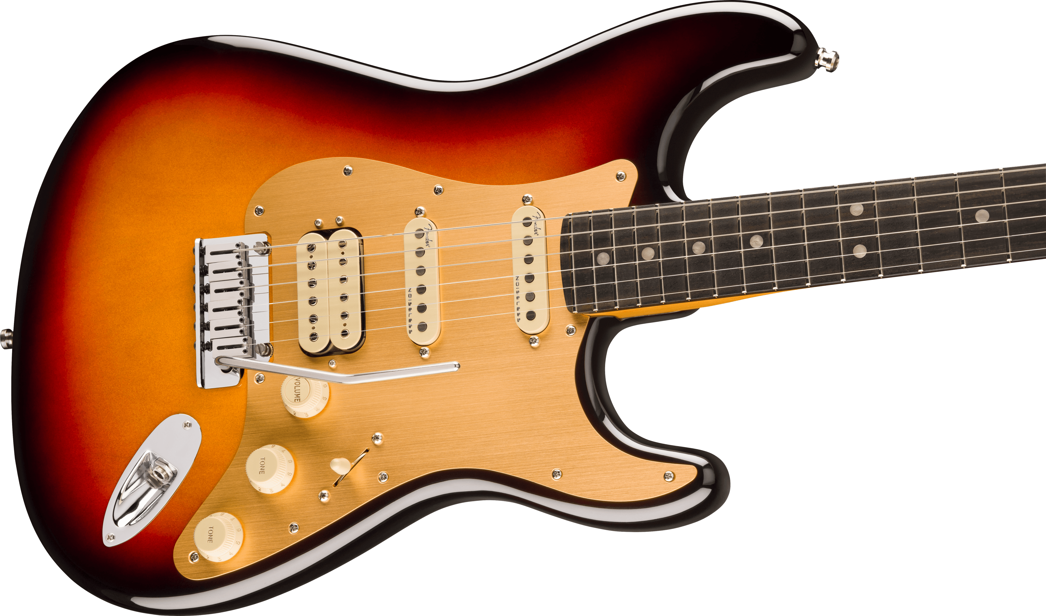Fender® American Ultra II Stratocaster® HSS, Ebony Fingerboard, Ultraburst