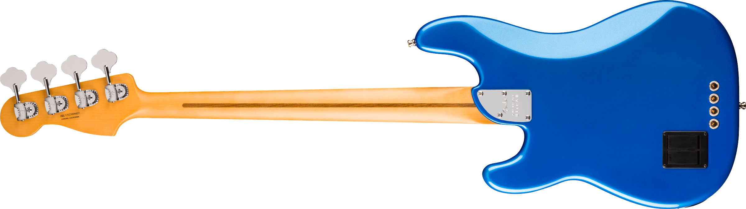 Fender® American Ultra II Precision Bass®, Ebony Fingerboard, Noble Blue