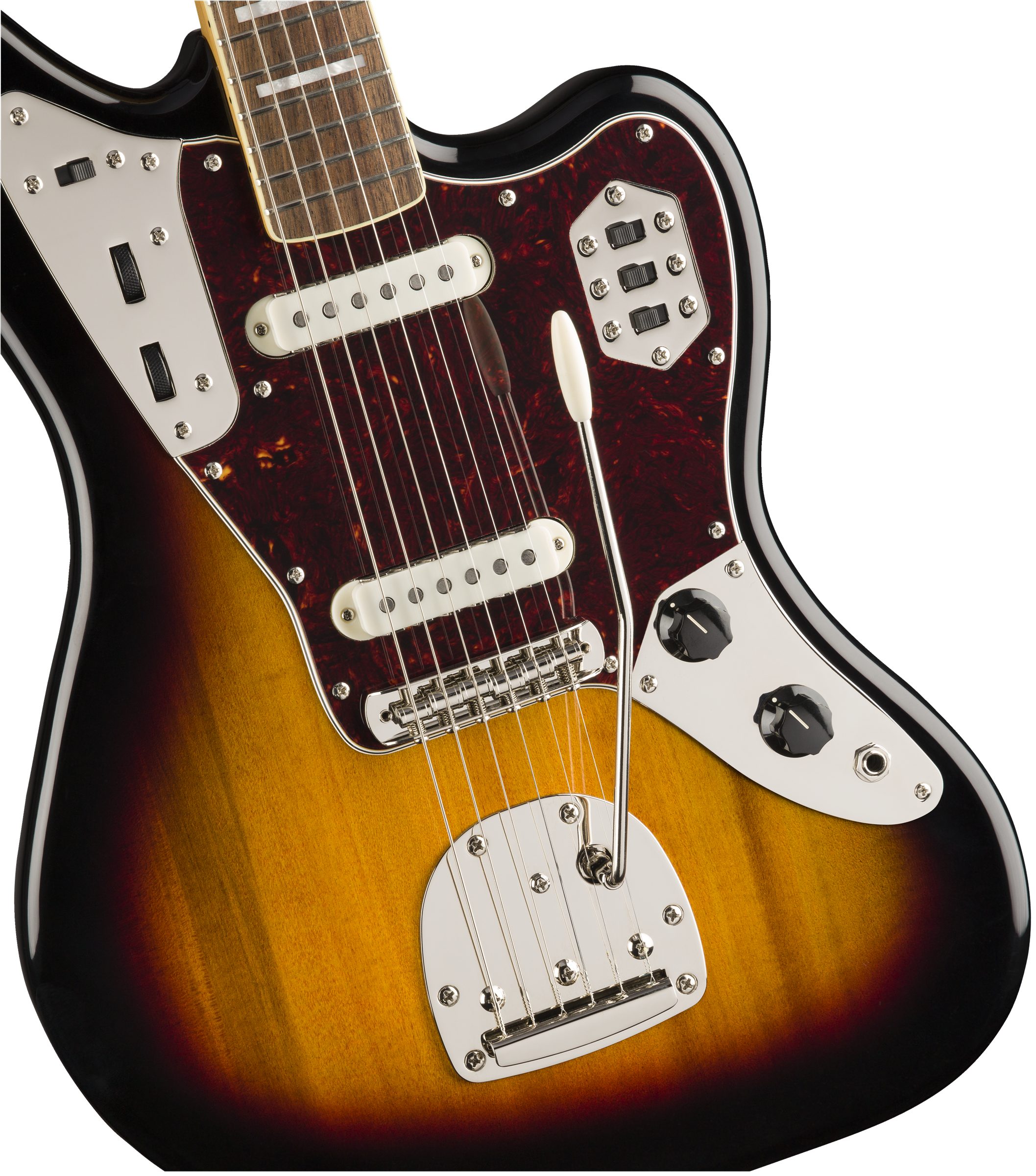 Squier® Classic Vibe '70s Jaguar®, Laurel Fingerboard, 3-Color Sunburst