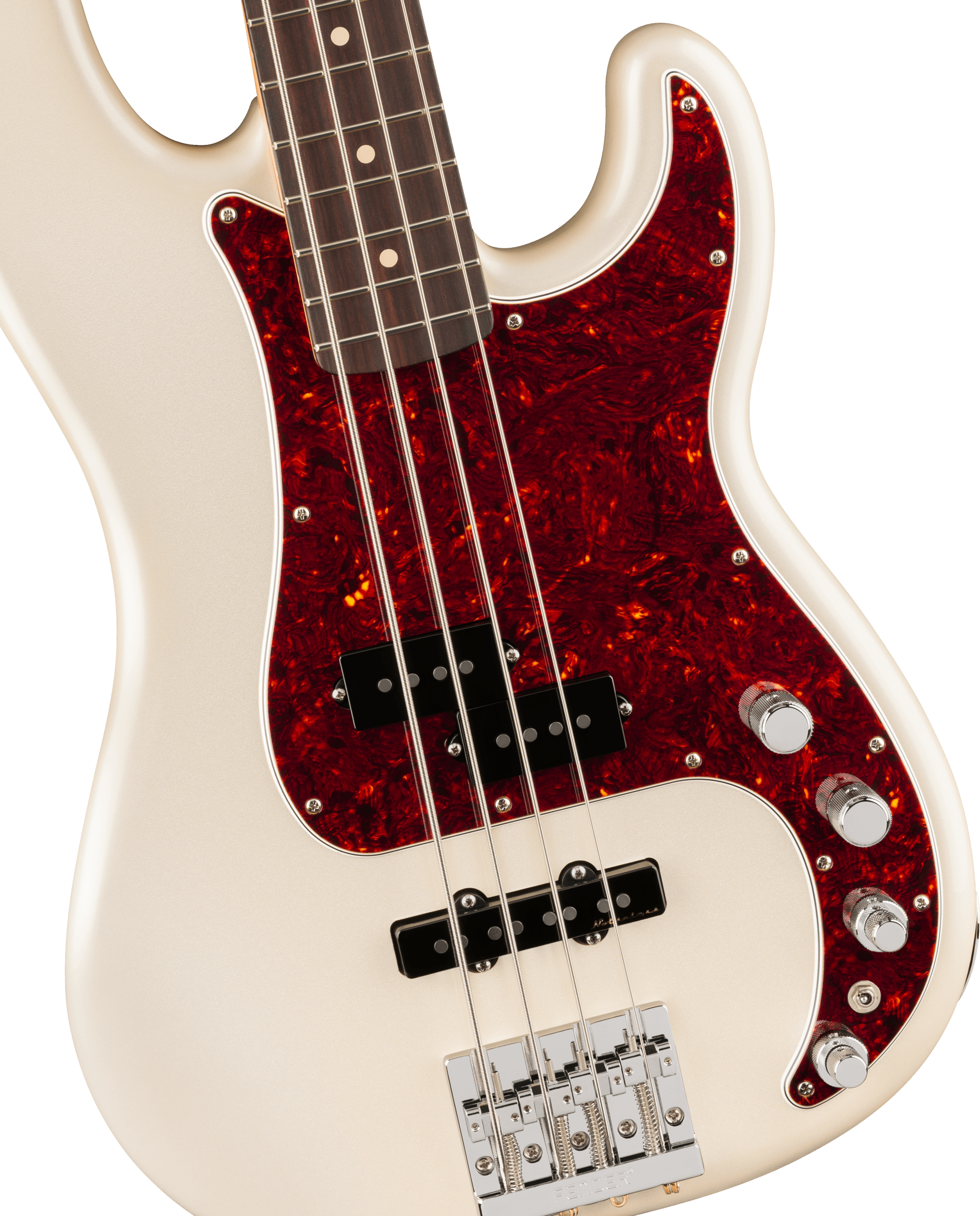 Fender® Player II Modified Active Precision Bass®, Rosewood Fingerboard, Olympic Pearl