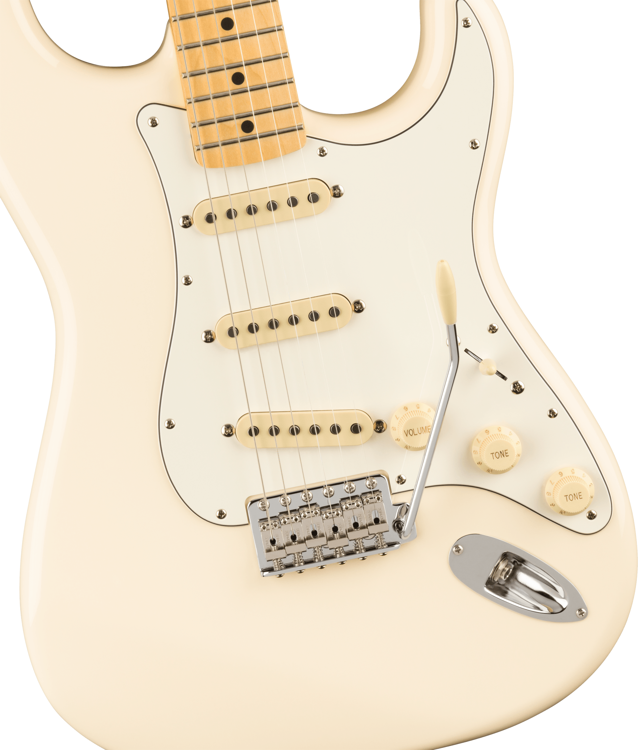 Fender® JV Modified '60s Stratocaster®, Maple Fingerboard, Olympic White