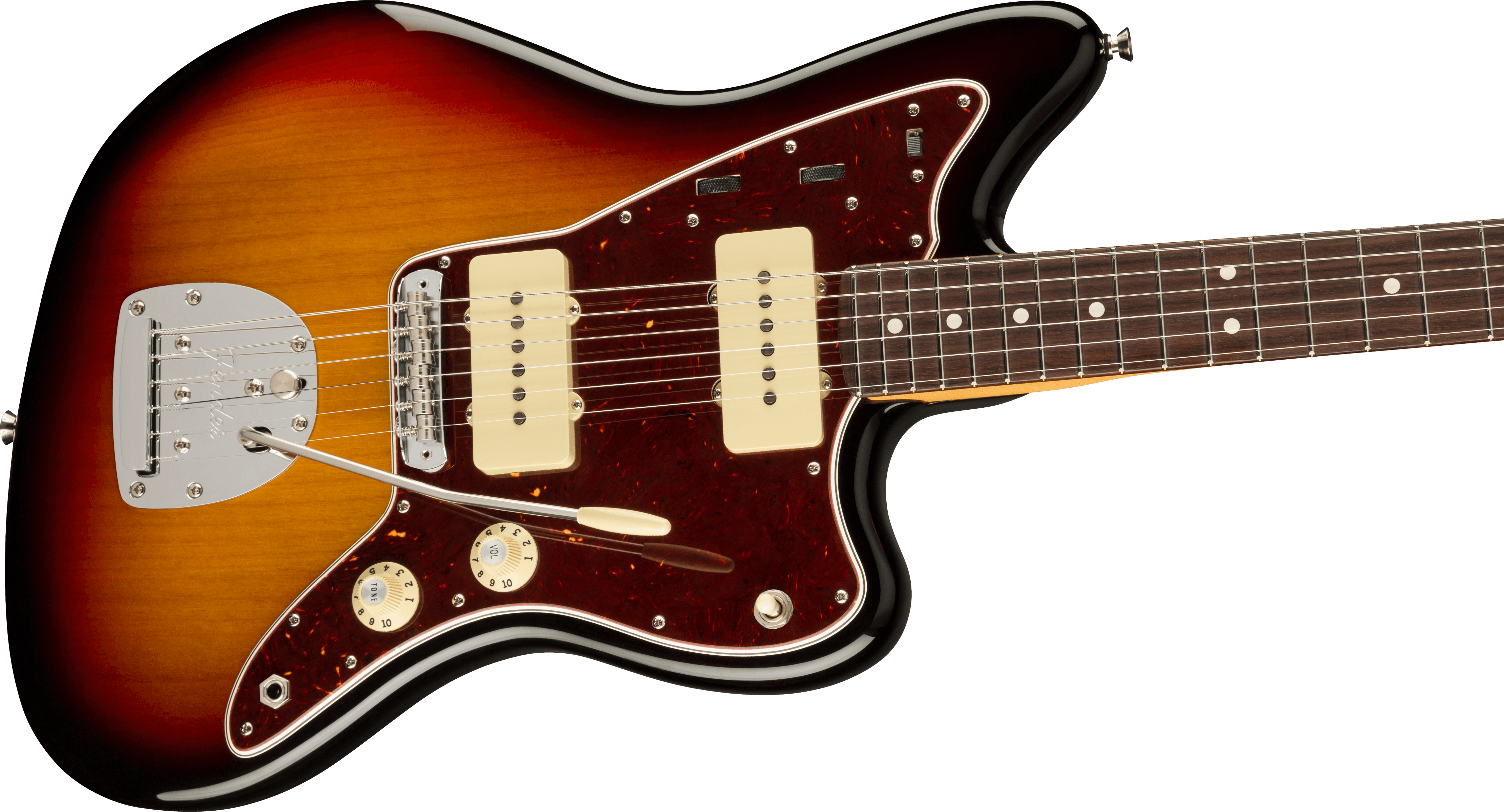 Fender® American Professional II Jazzmaster®, Rosewood Fingerboard, 3-Color Sunburst